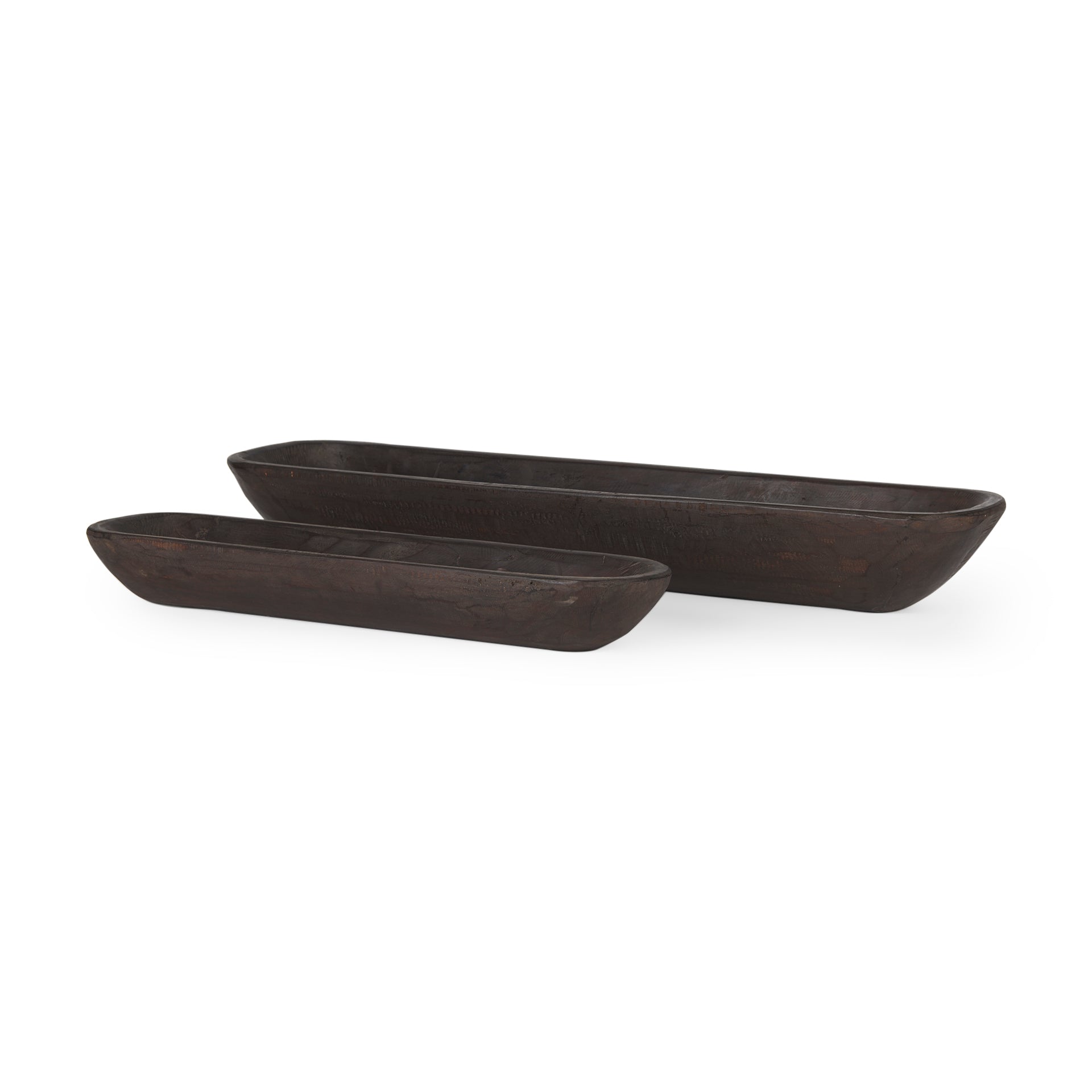 Alyanna Wood Trays, Set of 2