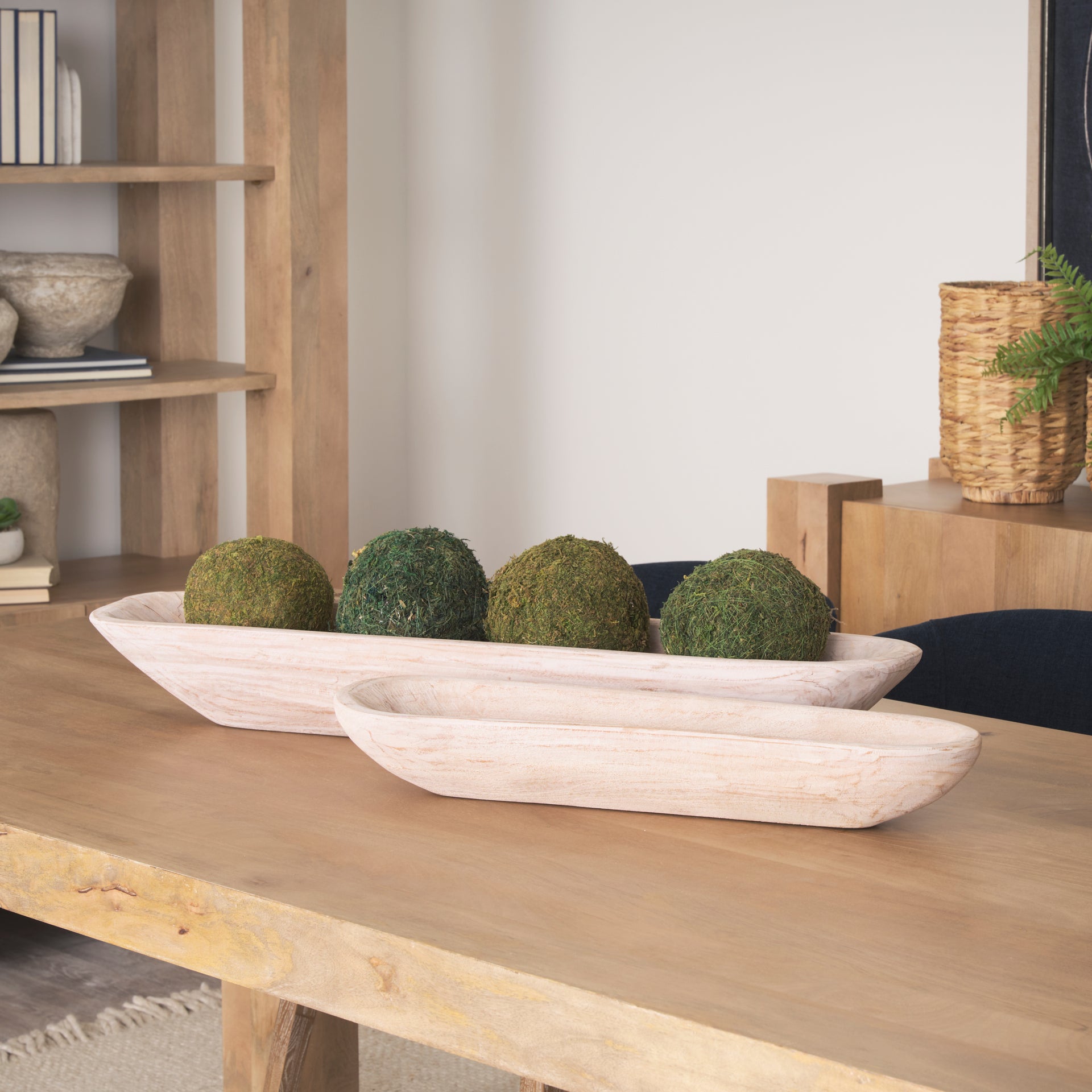 Alyanna Wood Trays, Set of 2