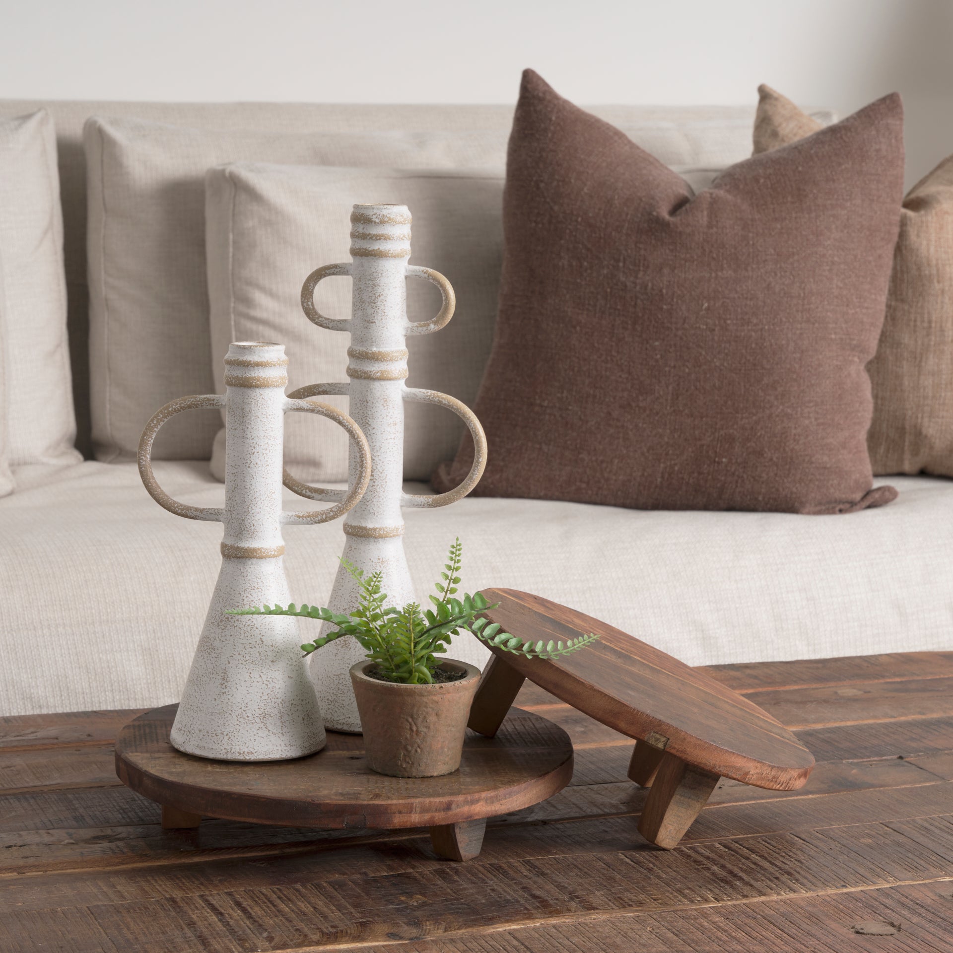 Rizza Wooden Riser, Set of 2