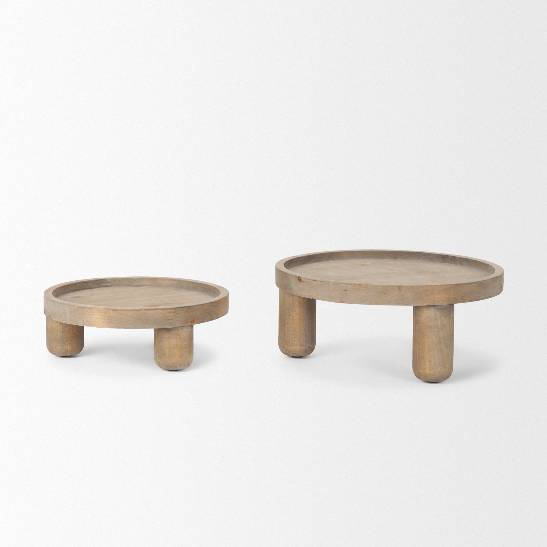 Vivoree Wooden Trays, Set of 2
