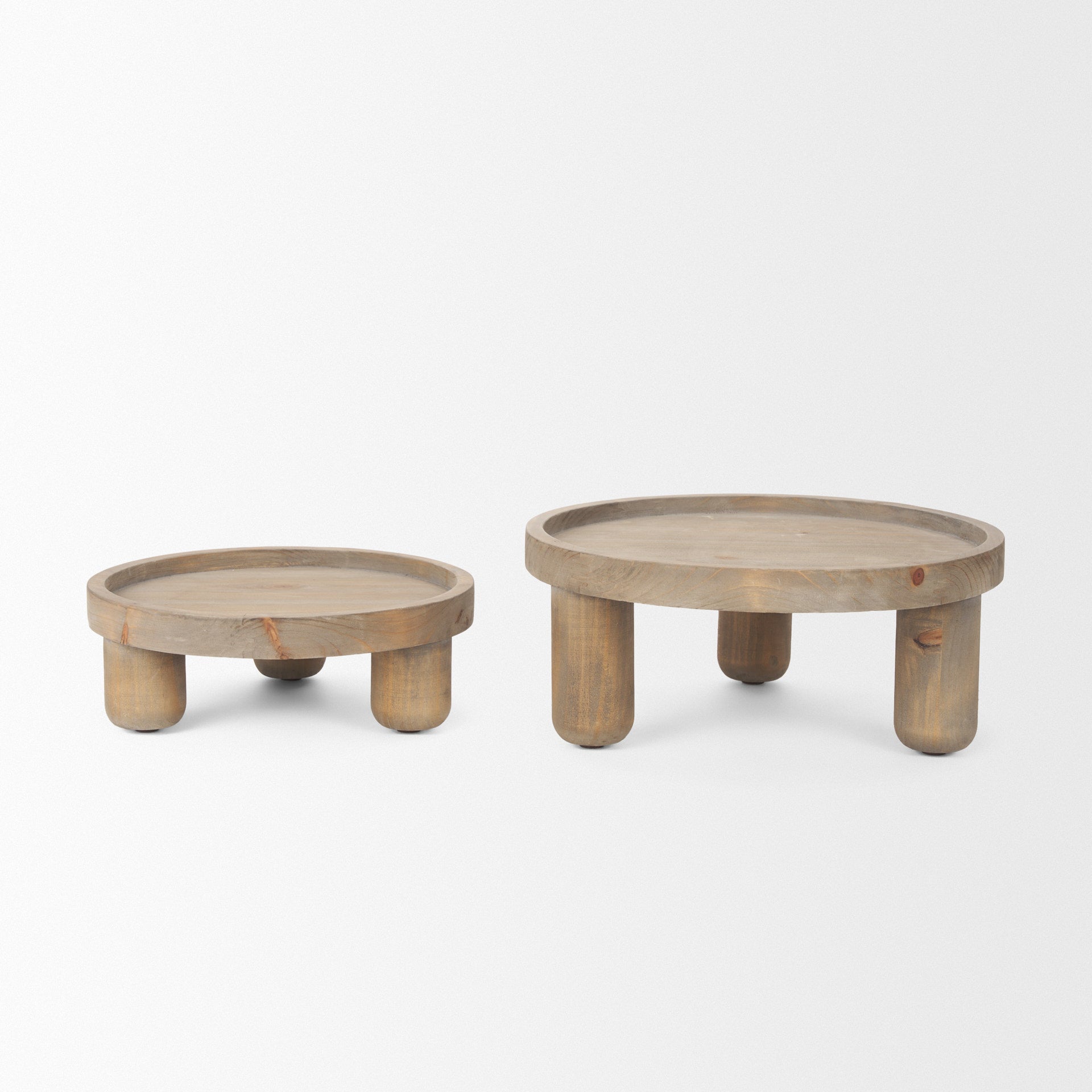 Vivoree Wooden Trays, Set of 2