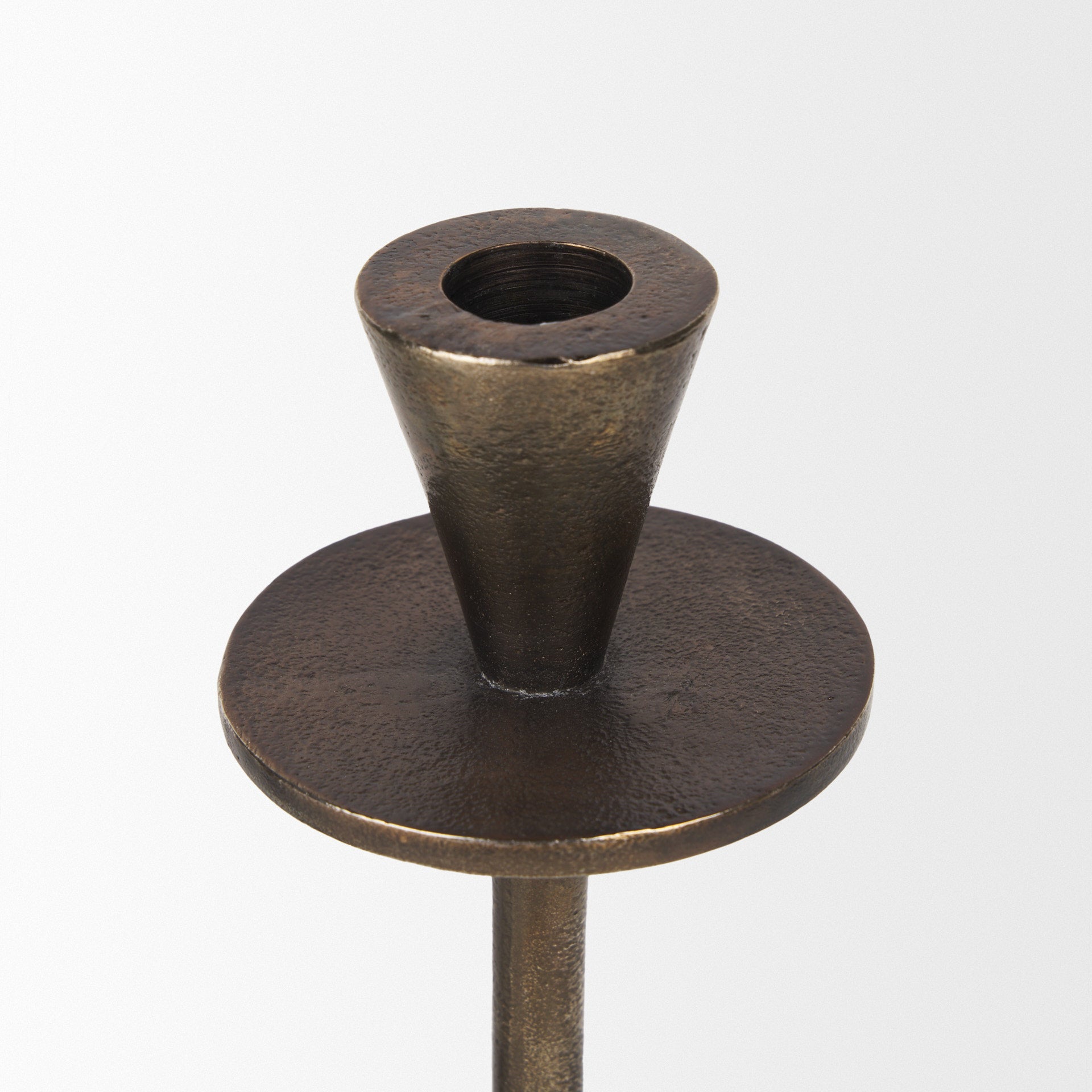 Petra Metal Candle Holders, Set of 2