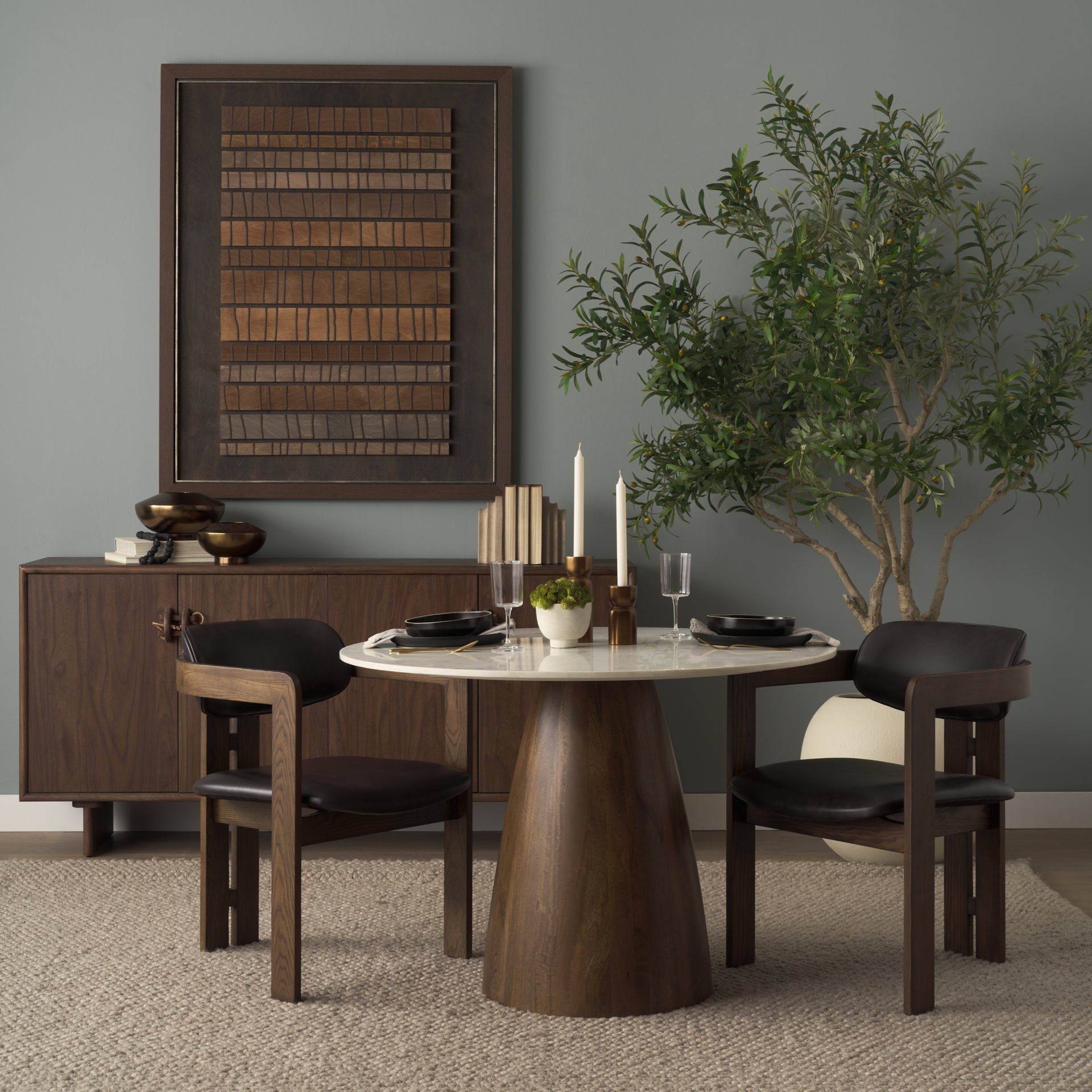 Alena Marble Dining Table-Dining Tables-StyleMeGHD