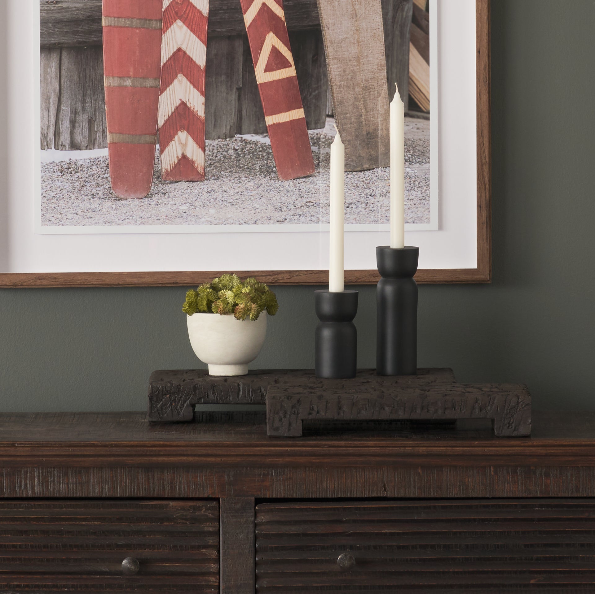 Shiro Wood Riser, Set of 2-Decorative Objects-StyleMeGHD