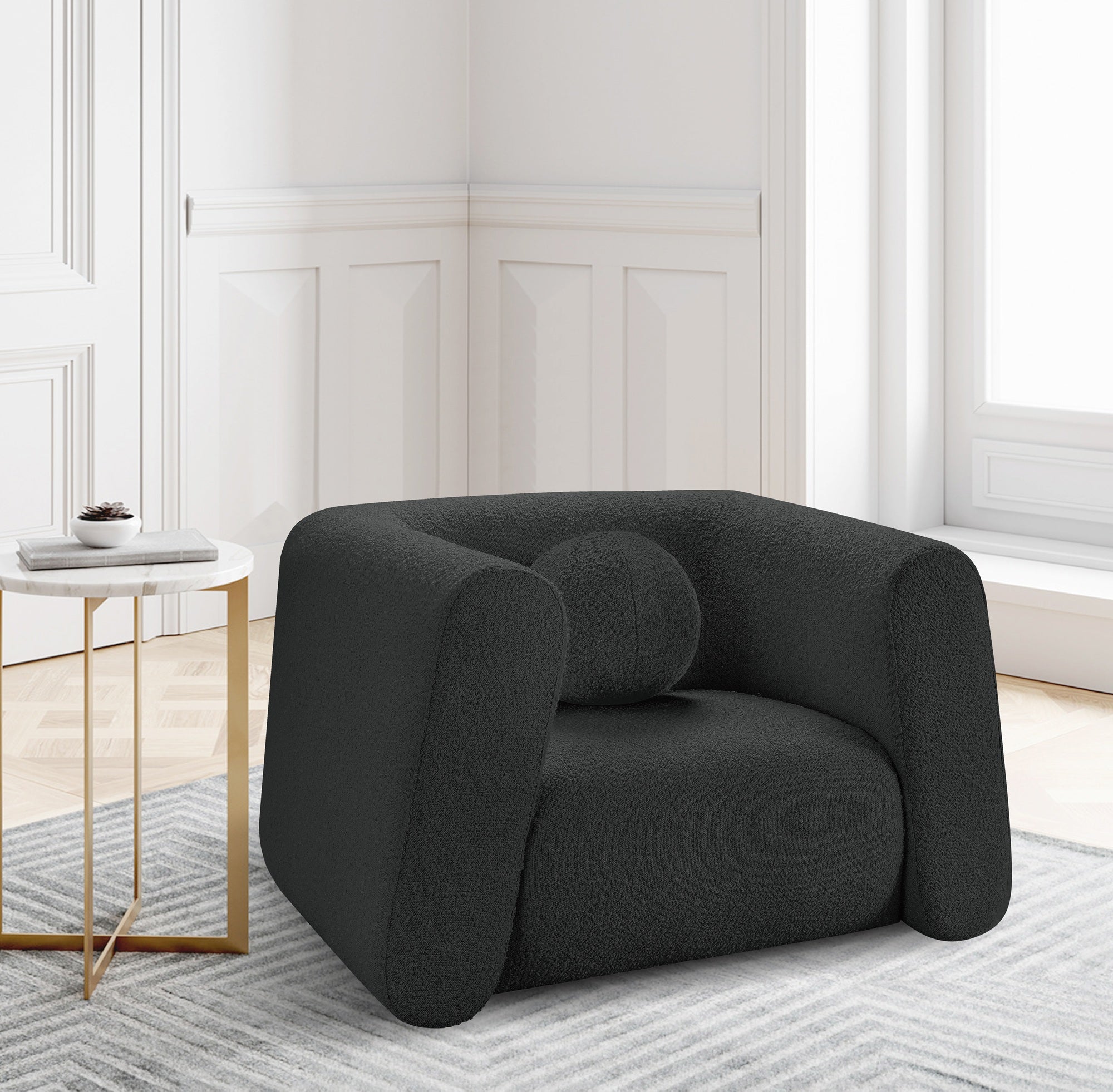 Abbott Boucle Upholstered Chair