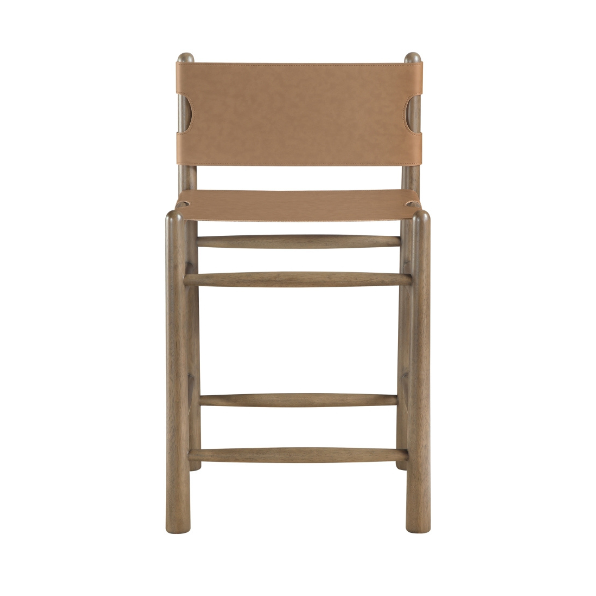 Alma Leather Counter Stool-Bar + Counter Stools-StyleMeGHD