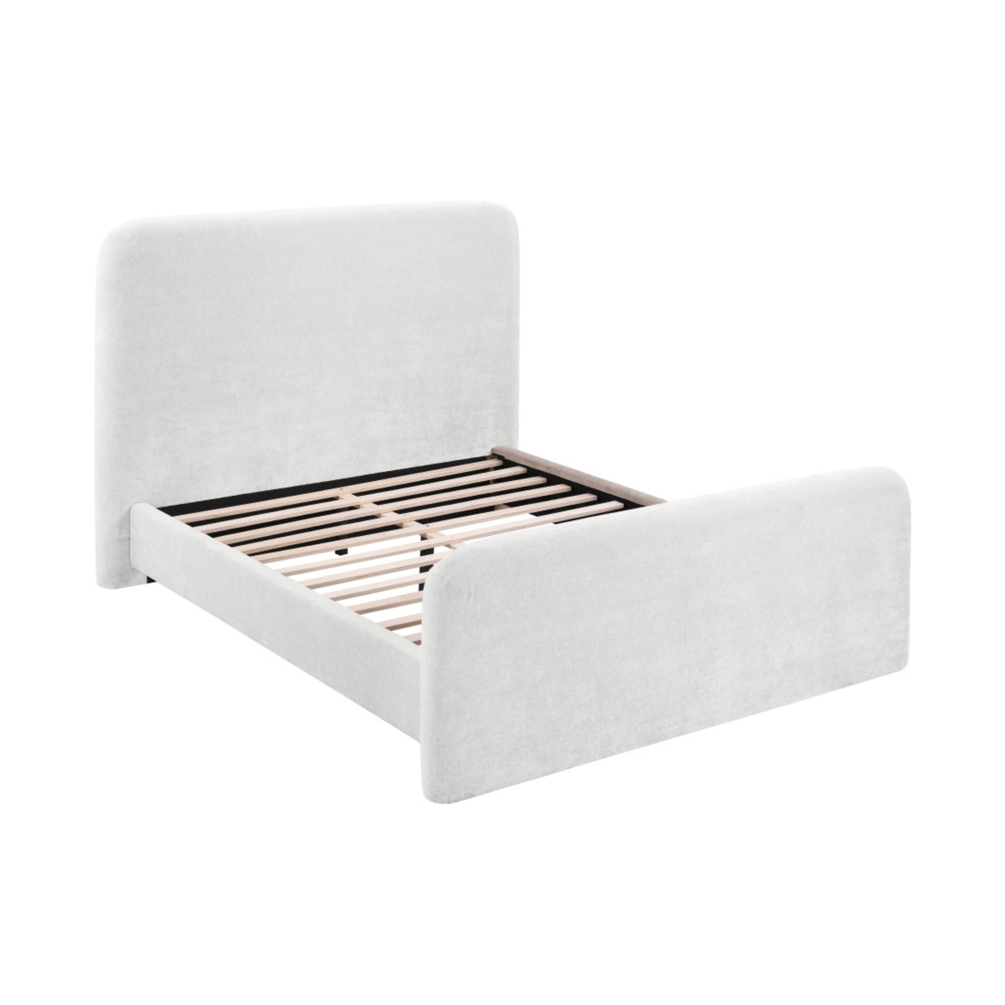 Sable Fabric Bed-Beds + Headboards-StyleMeGHD