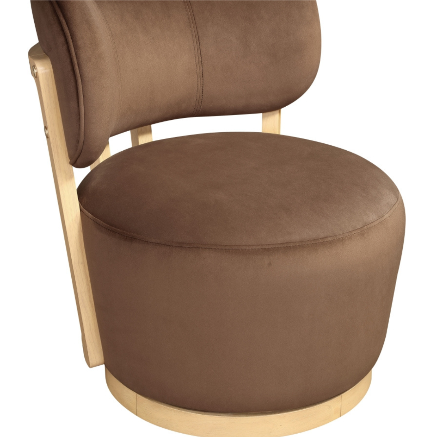 Velara Velvet Swivel Chair
