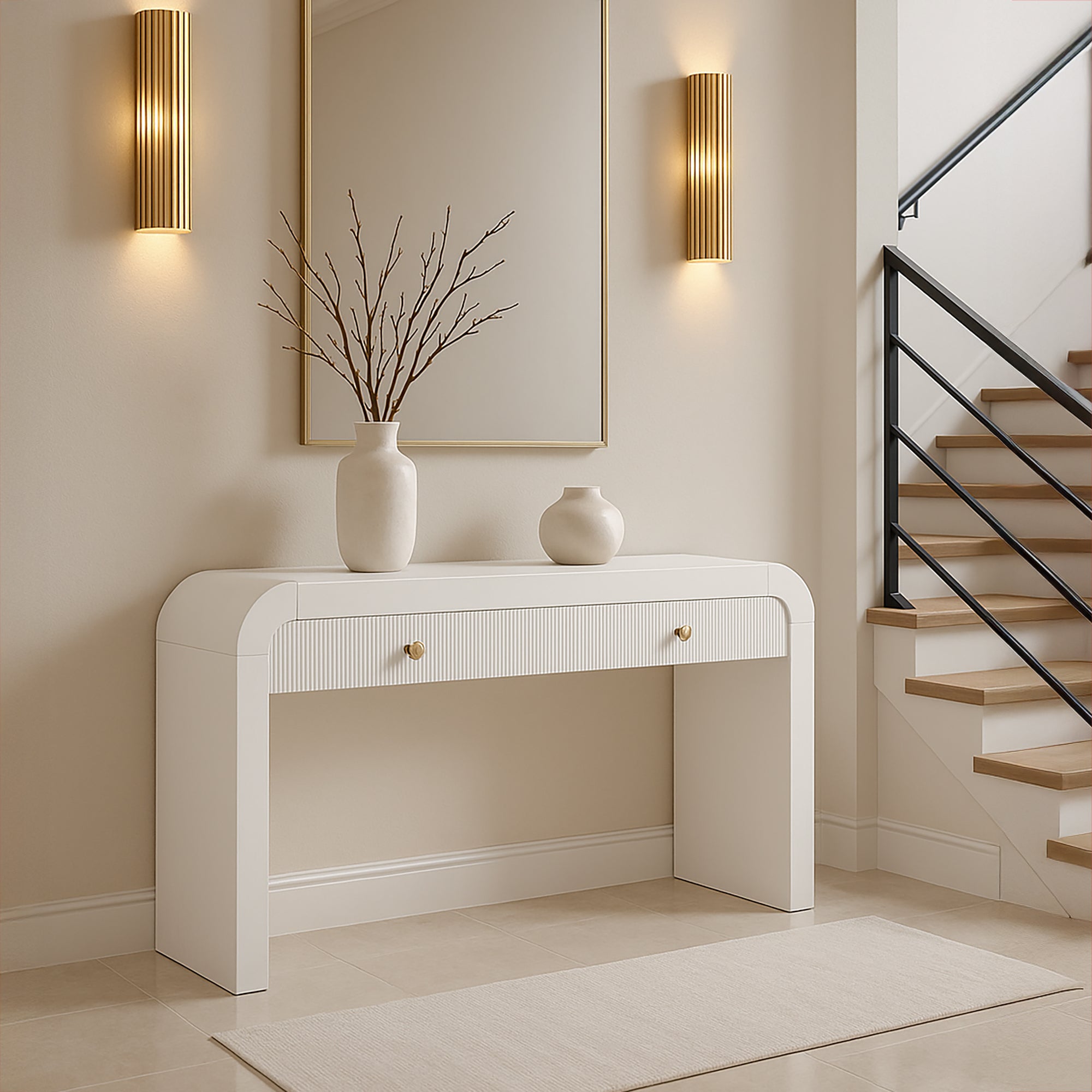 Artessa Ash Veneer Console Table - StyleMeGHD - Consoles + Sideboards