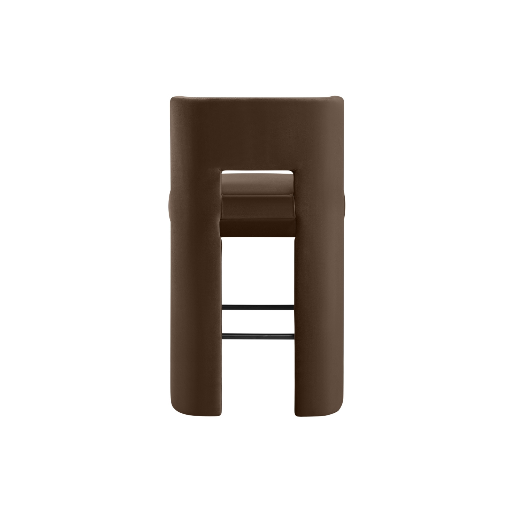 Zylo Velvet Bar Stool, Set of 2
