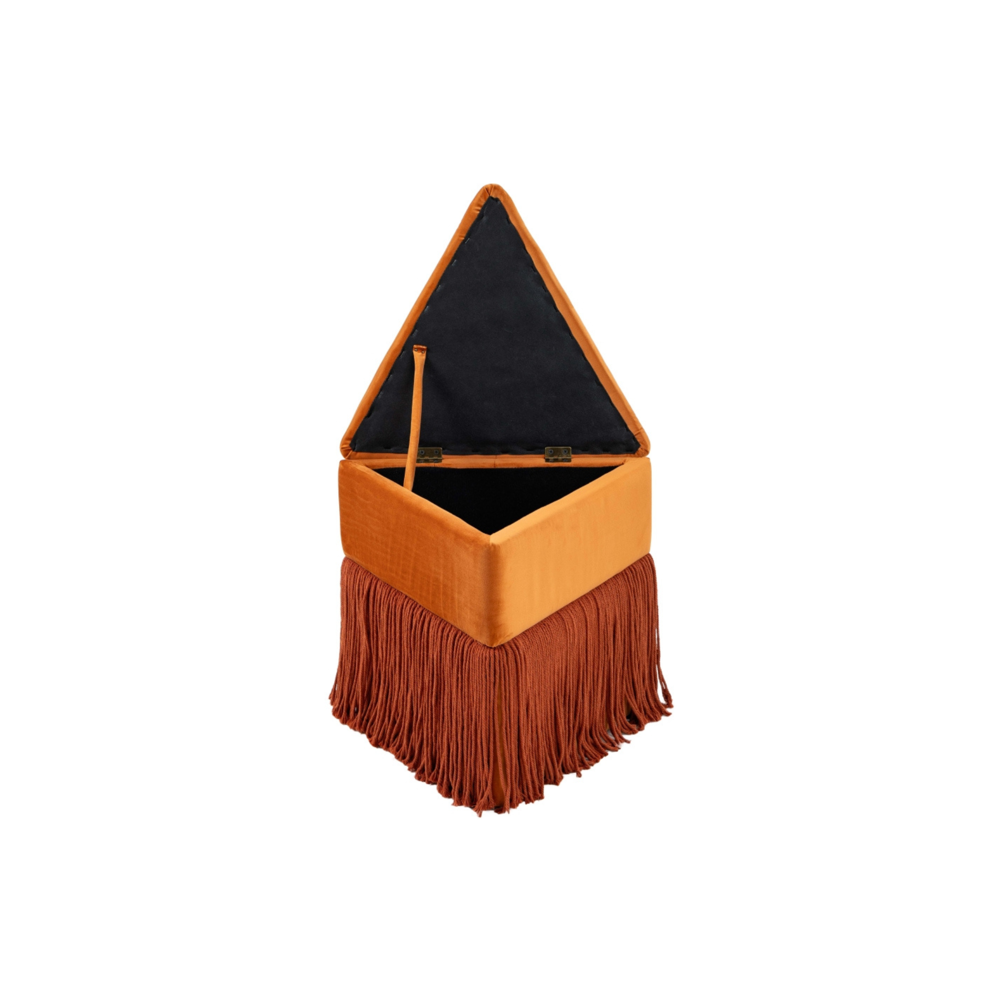 Tivora Fringe Ottoman