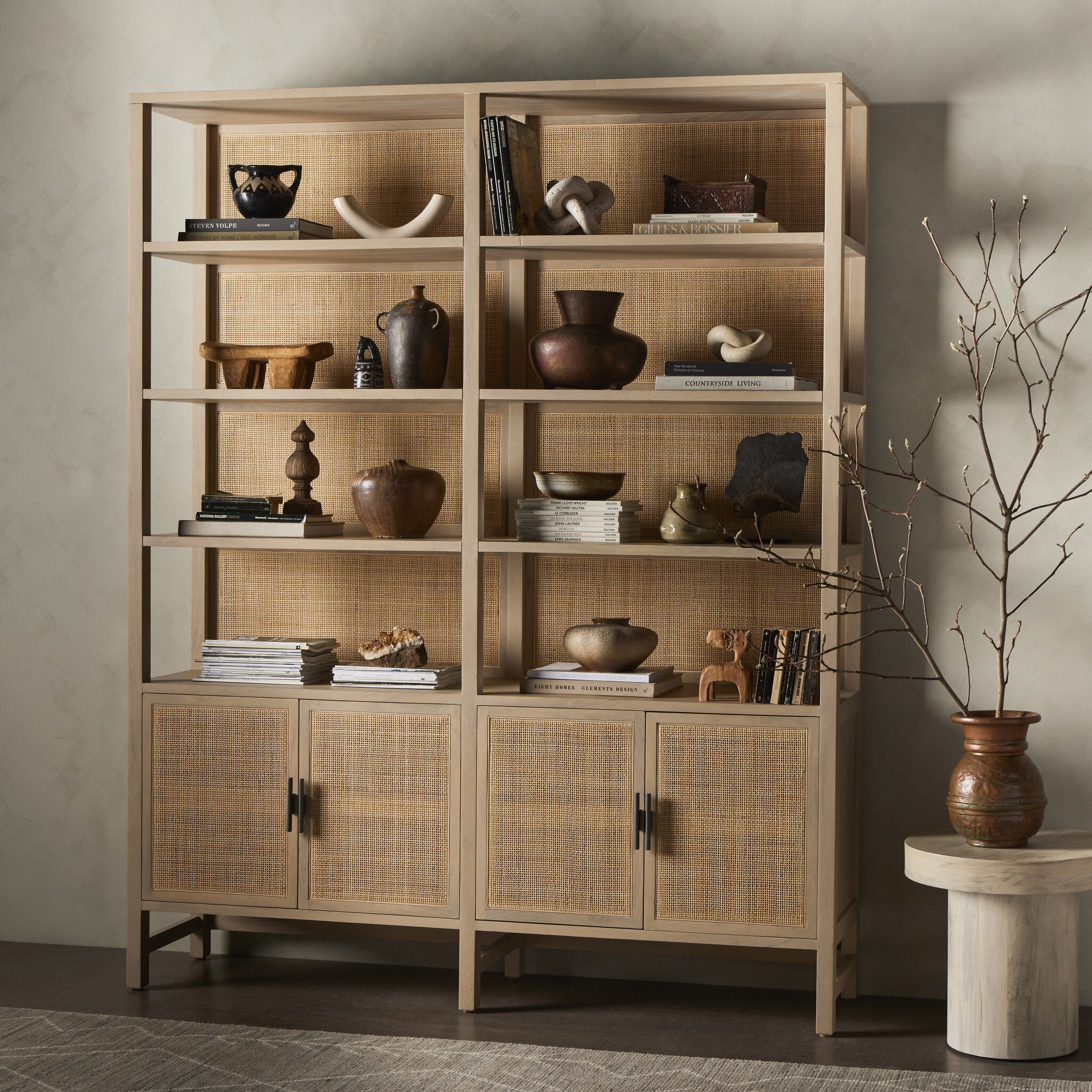 Serano Wide Bookshelf - StyleMeGHD - Cabinet + Bookshelves