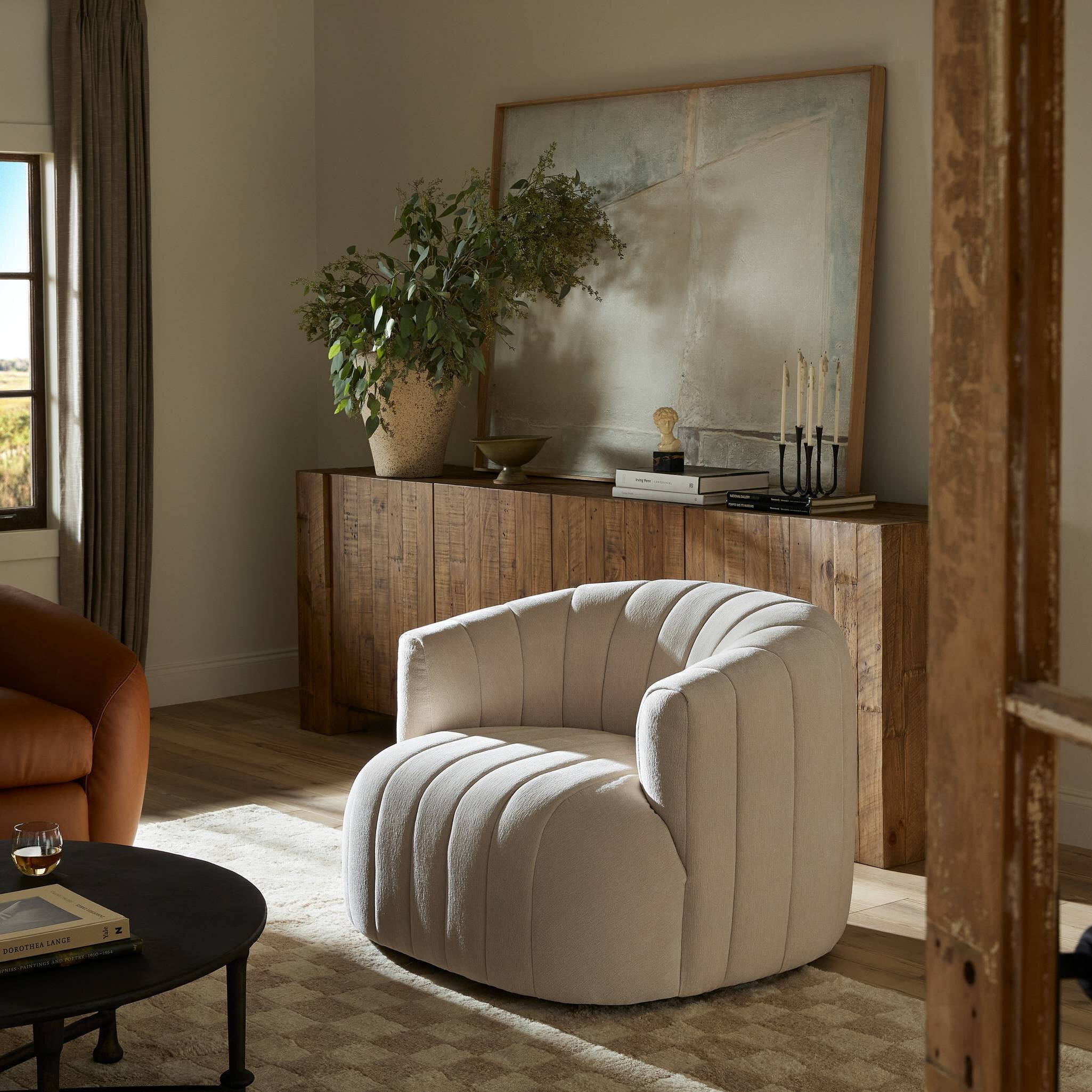 Elliana Swivel Chair-Chairs-StyleMeGHD