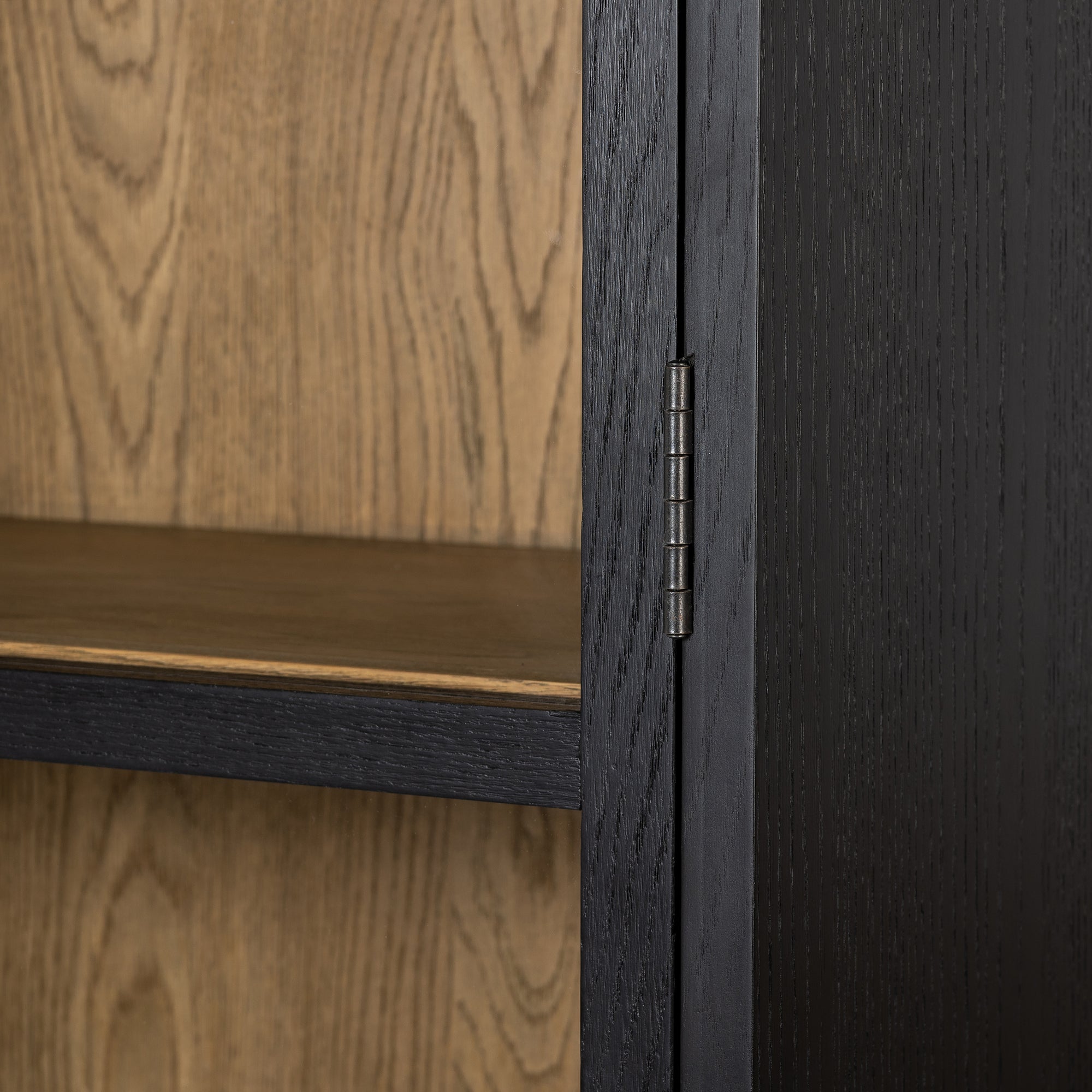 Millie Panel And Glass Door Cabinet-Cabinets + Bookshelves-StyleMeGHD