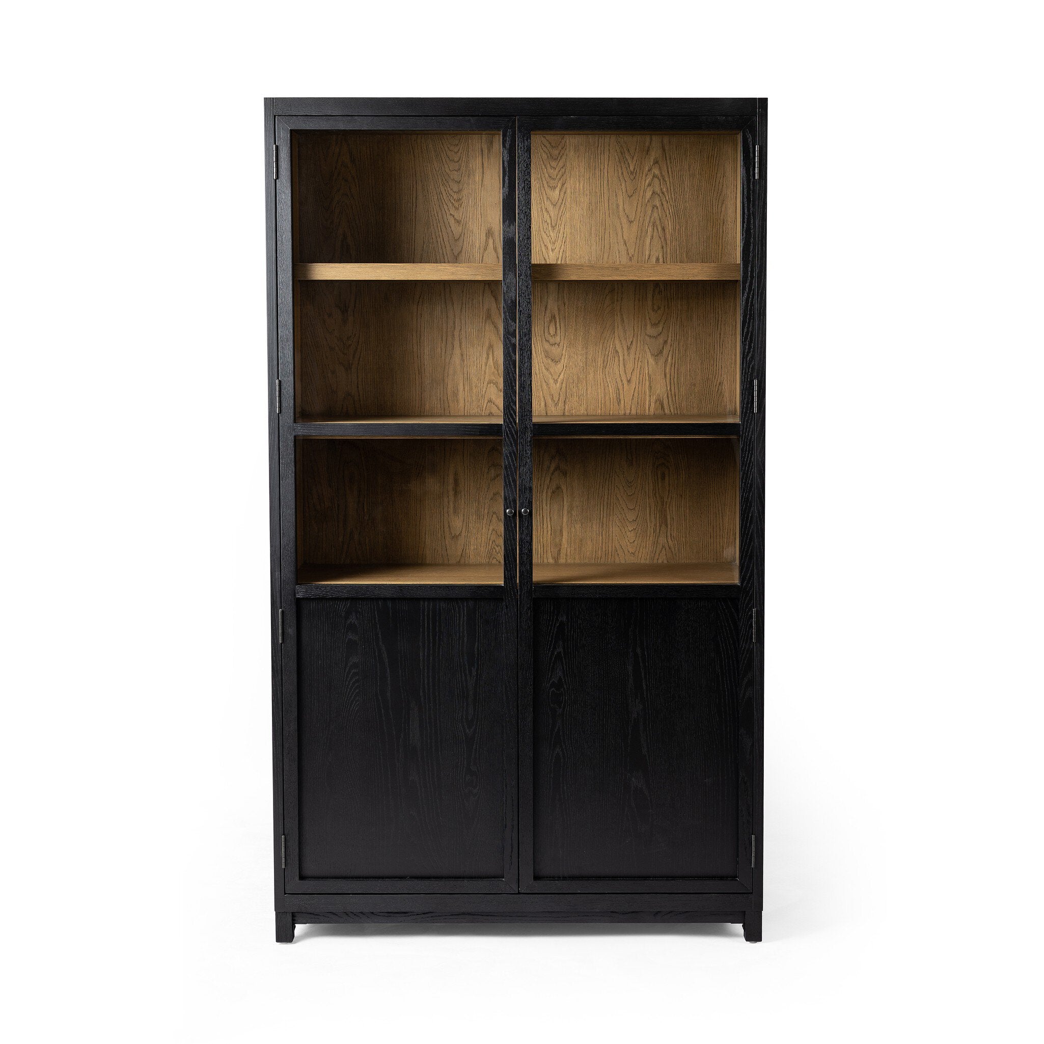 Millie Panel And Glass Door Cabinet-Cabinets + Bookshelves-StyleMeGHD