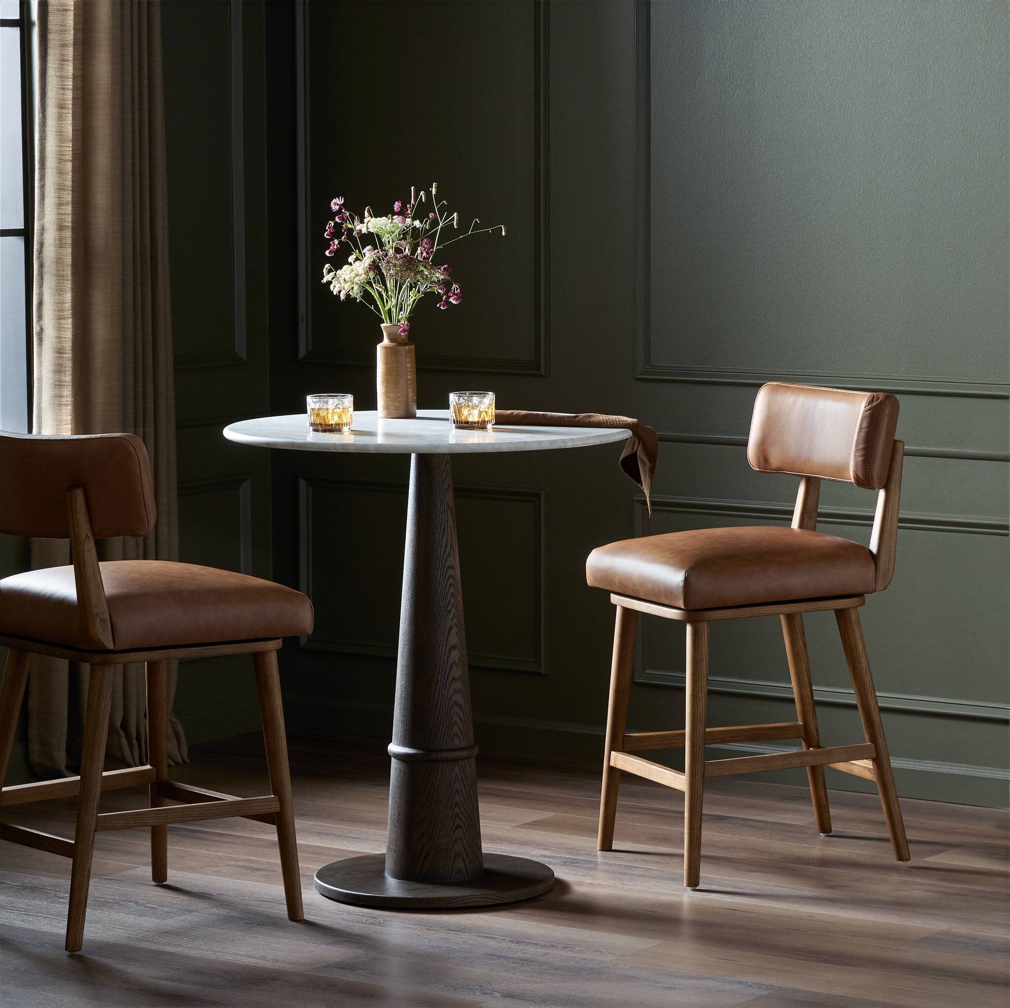 Lowell Swivel Bar + Counter Stool