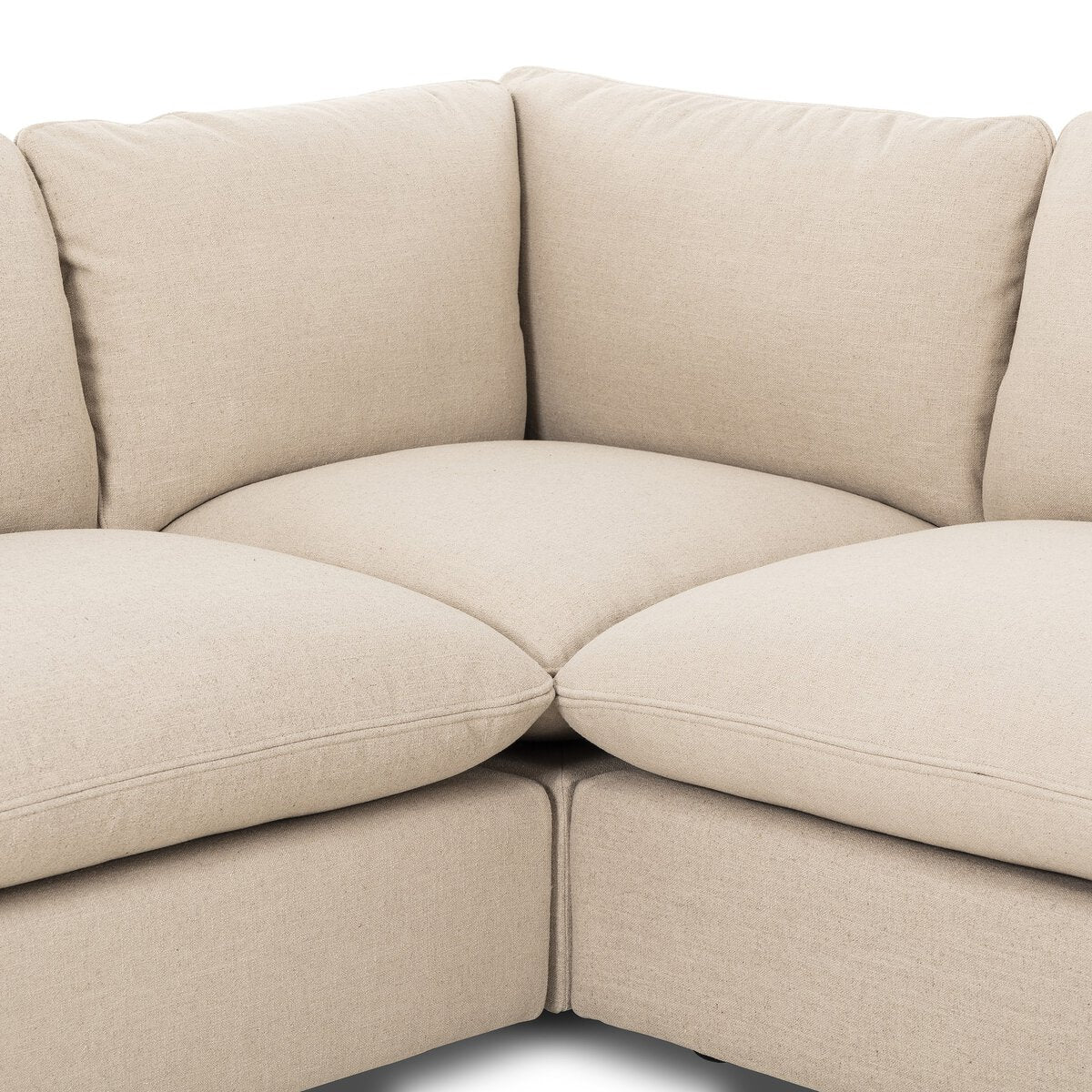 Ingrid 4-piece Sectional With Ottoman-Sectionals-StyleMeGHD