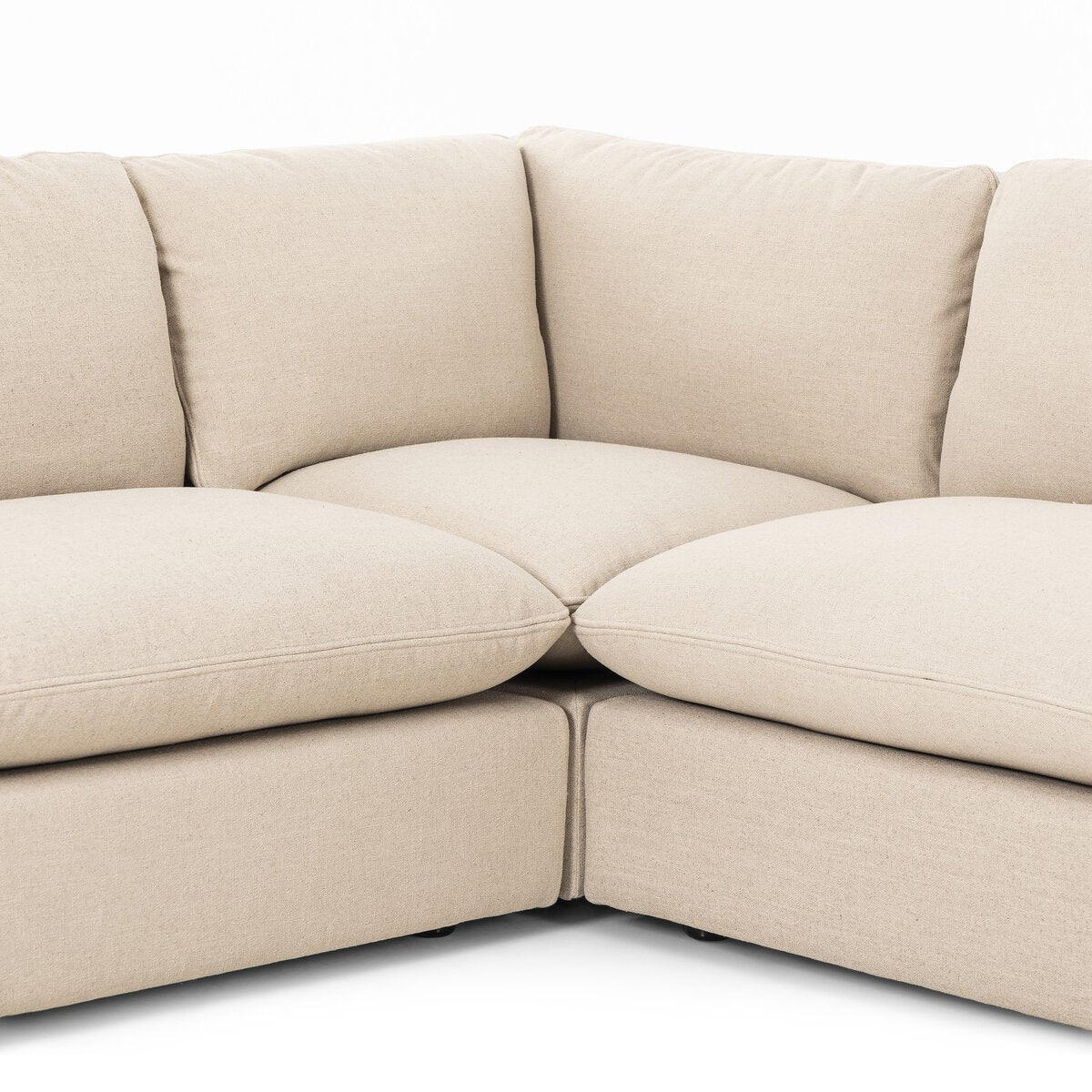 Ingrid 4-piece Sectional With Ottoman-Sectionals-StyleMeGHD