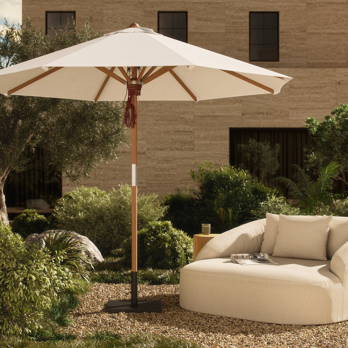Glenn Outdoor Round Umbrella