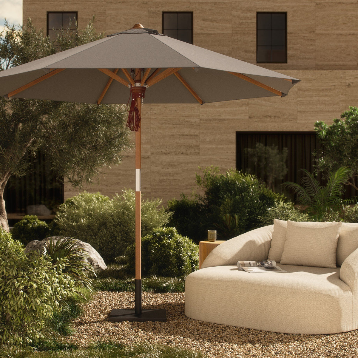 Glenn Outdoor Round Umbrella