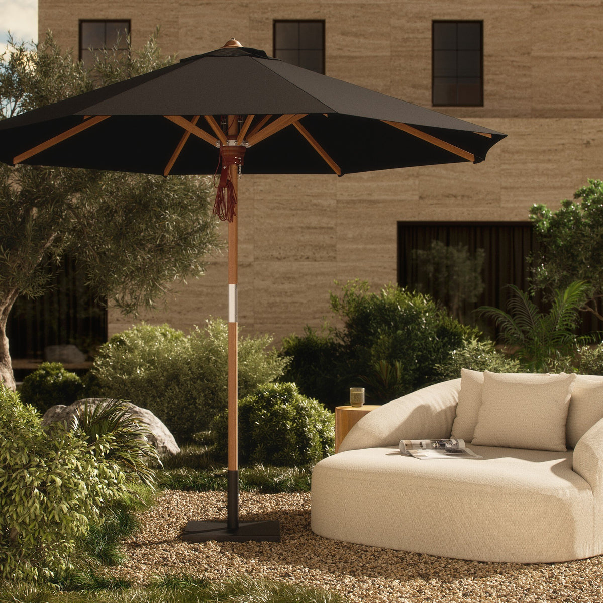 Glenn Outdoor Round Umbrella