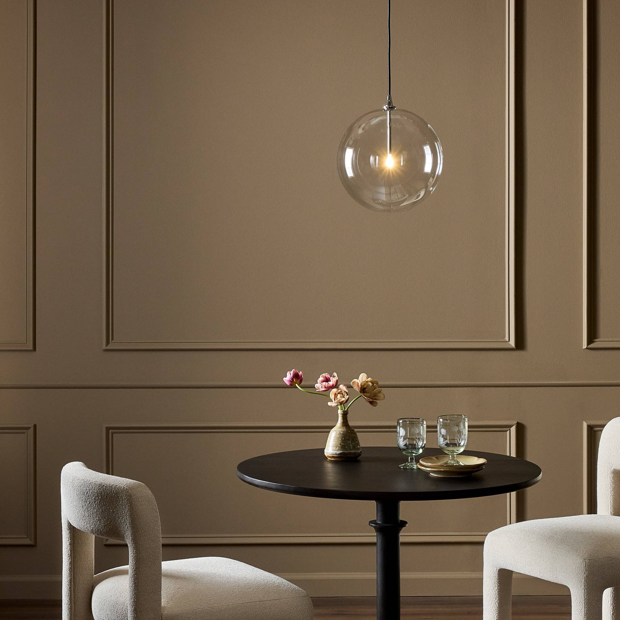 Glorian Clear Glass Pendant