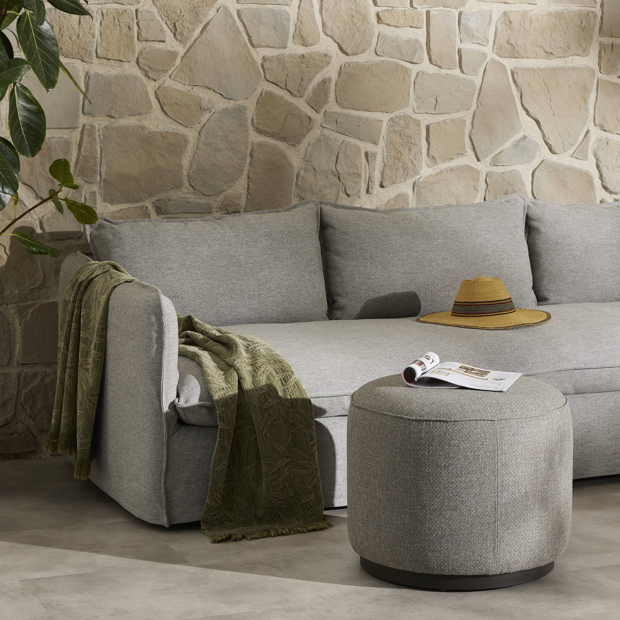 Sinclair Outdoor Ottoman