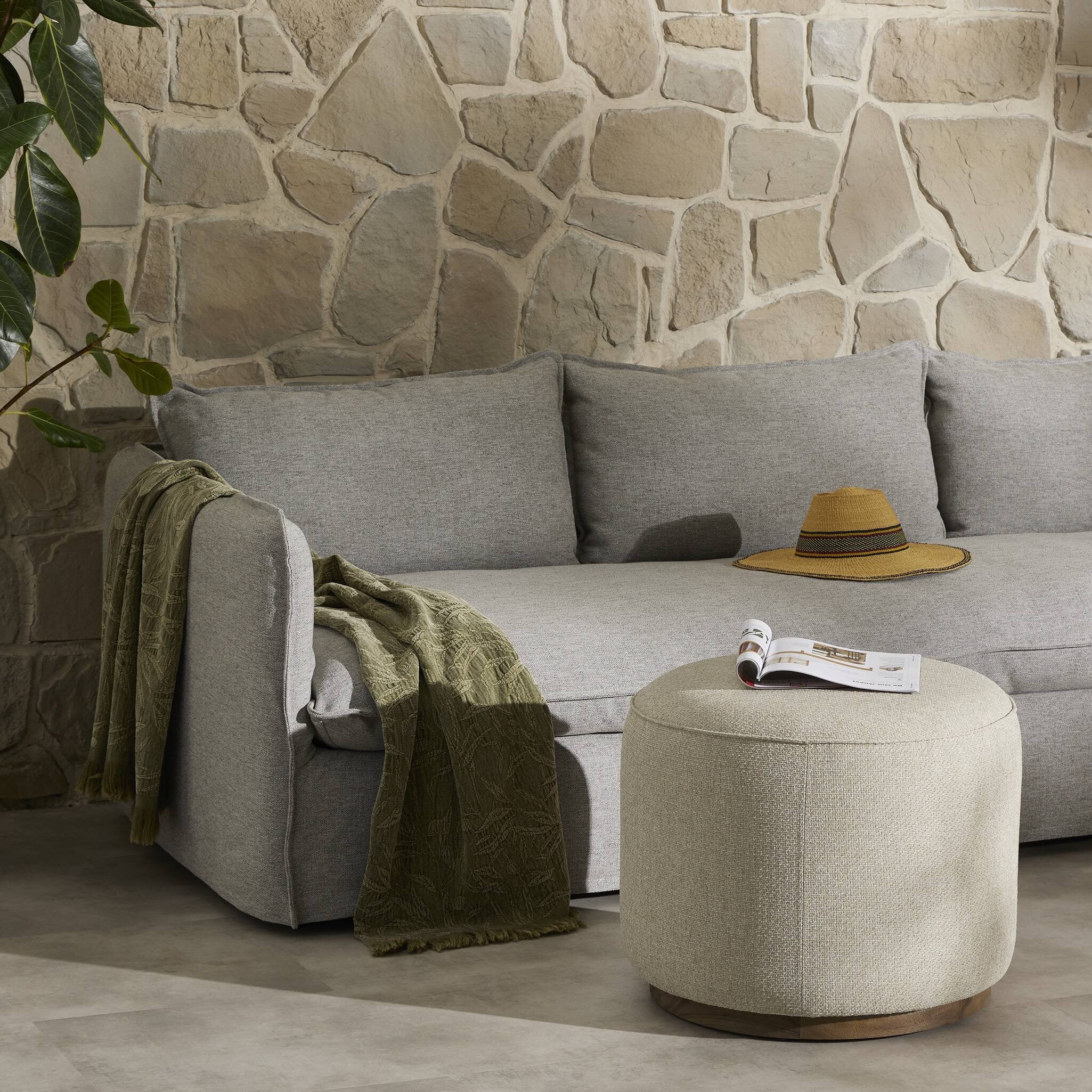 Sinclair Outdoor Ottoman