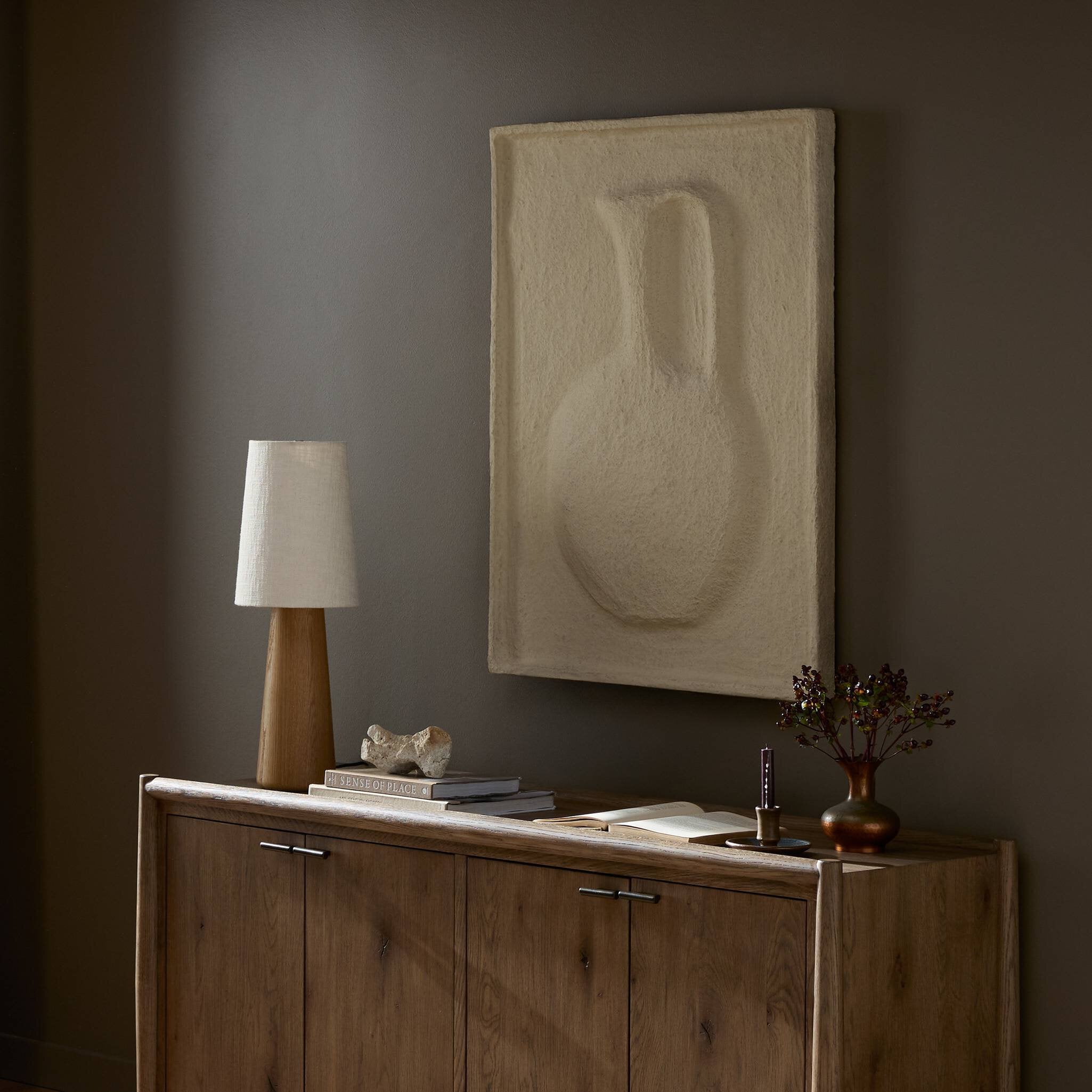 Vase Relief Sculpture