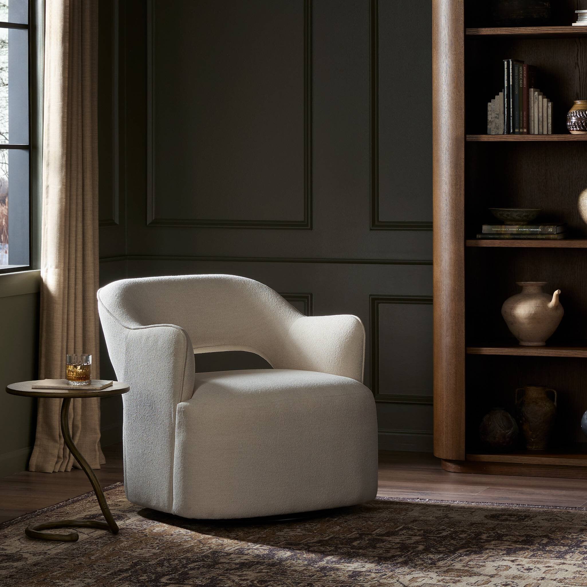 Kyson Swivel Chair-Chairs-StyleMeGHD