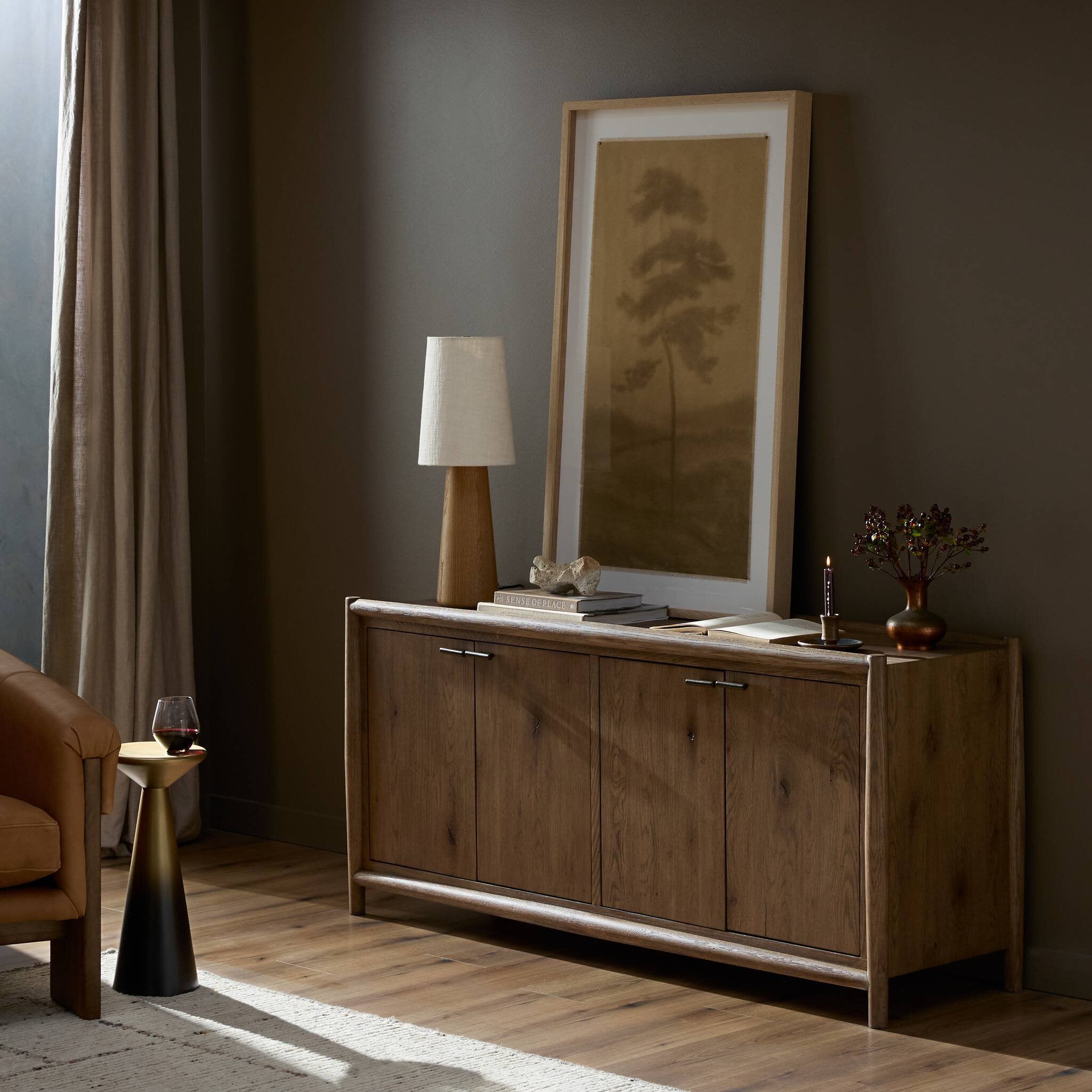 Grayson 4 Door Sideboard-Consoles + Sideboards-StyleMeGHD