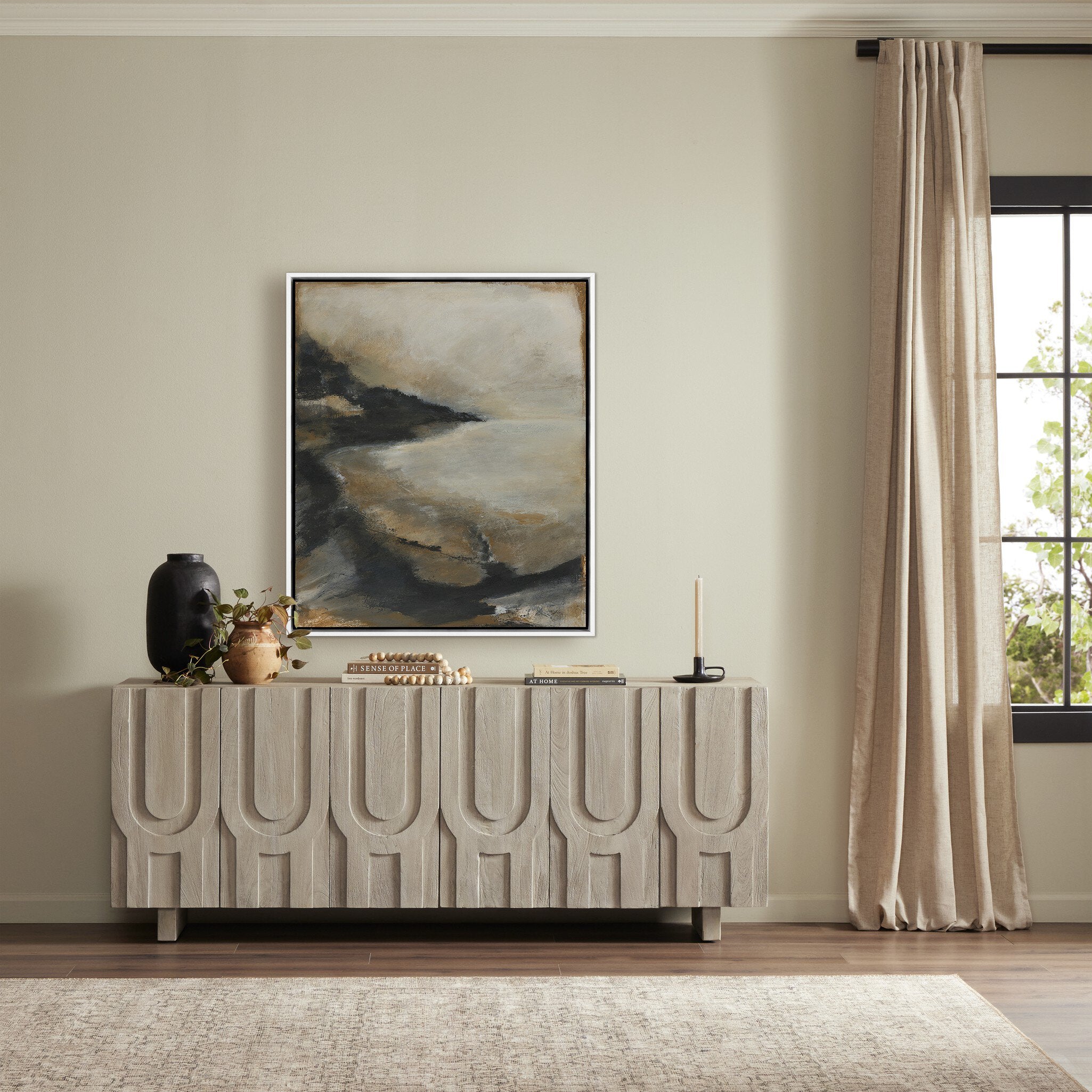 The Luxury Of Time - Framed Canvas