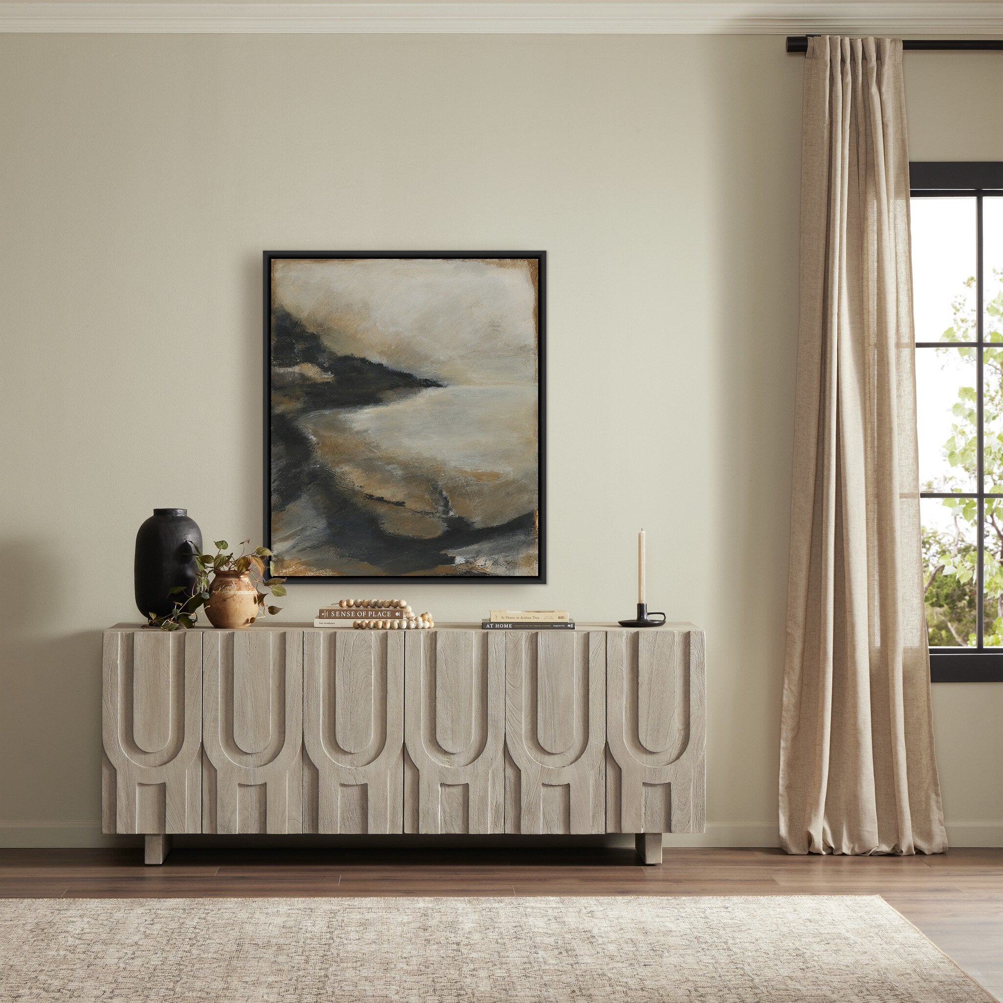The Luxury Of Time - Framed Canvas