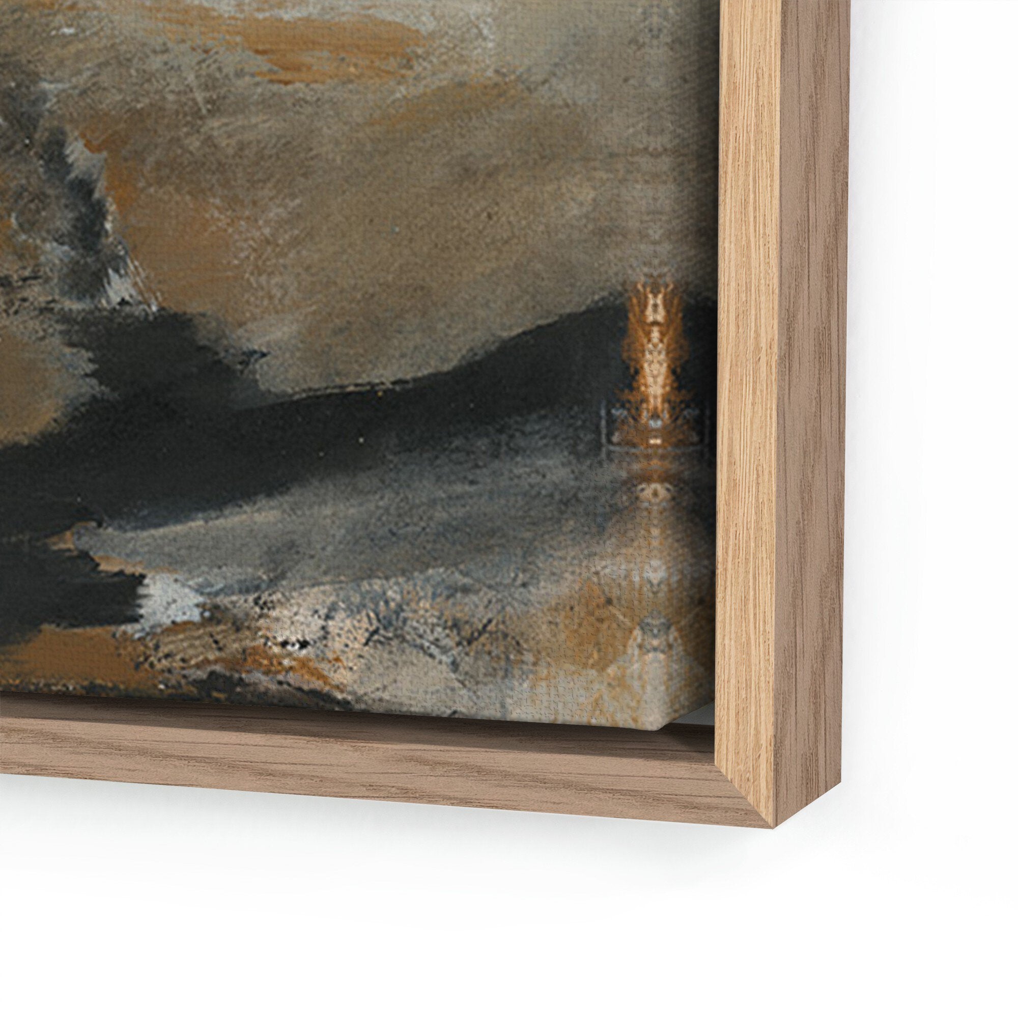 The Luxury Of Time - Framed Canvas