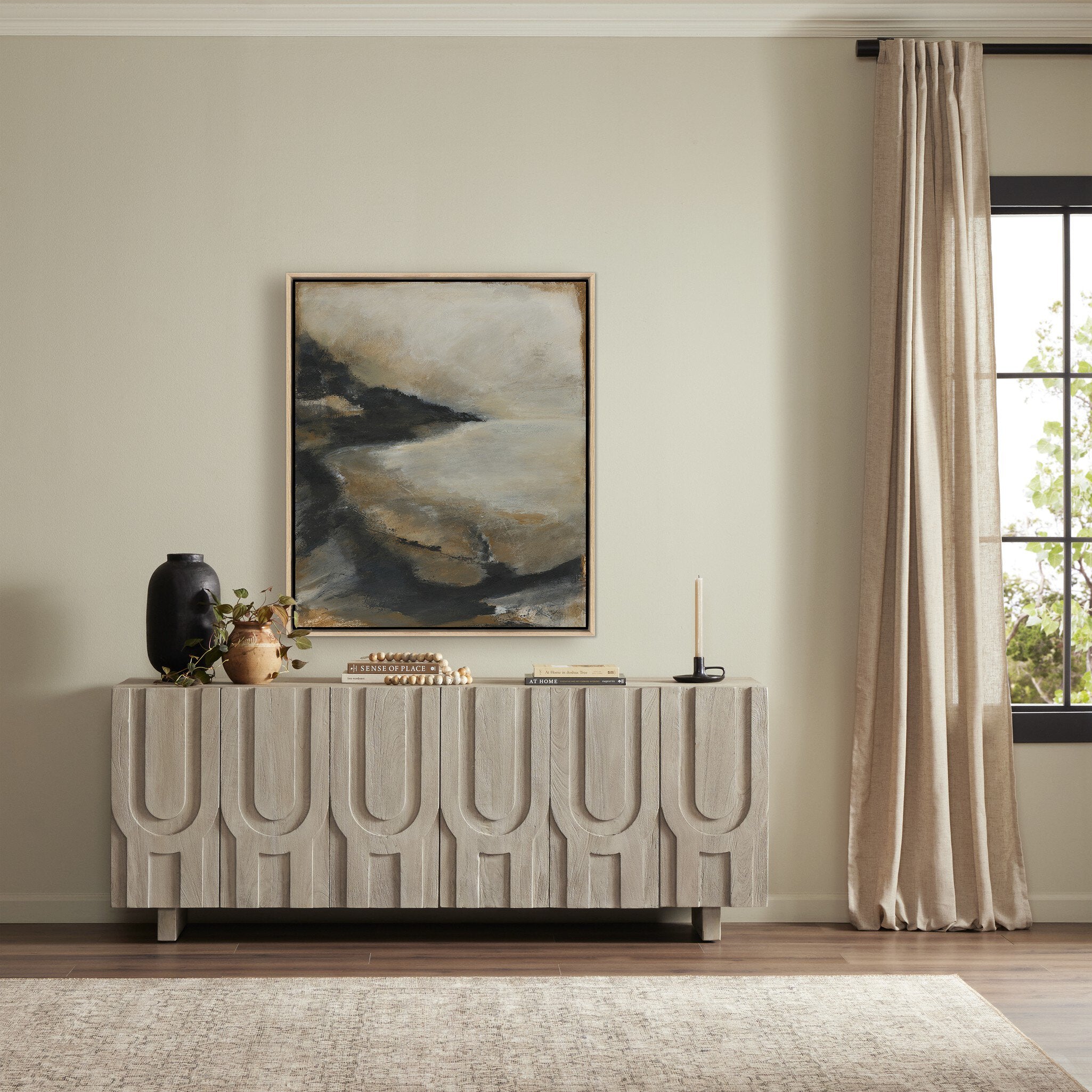 The Luxury Of Time - Framed Canvas
