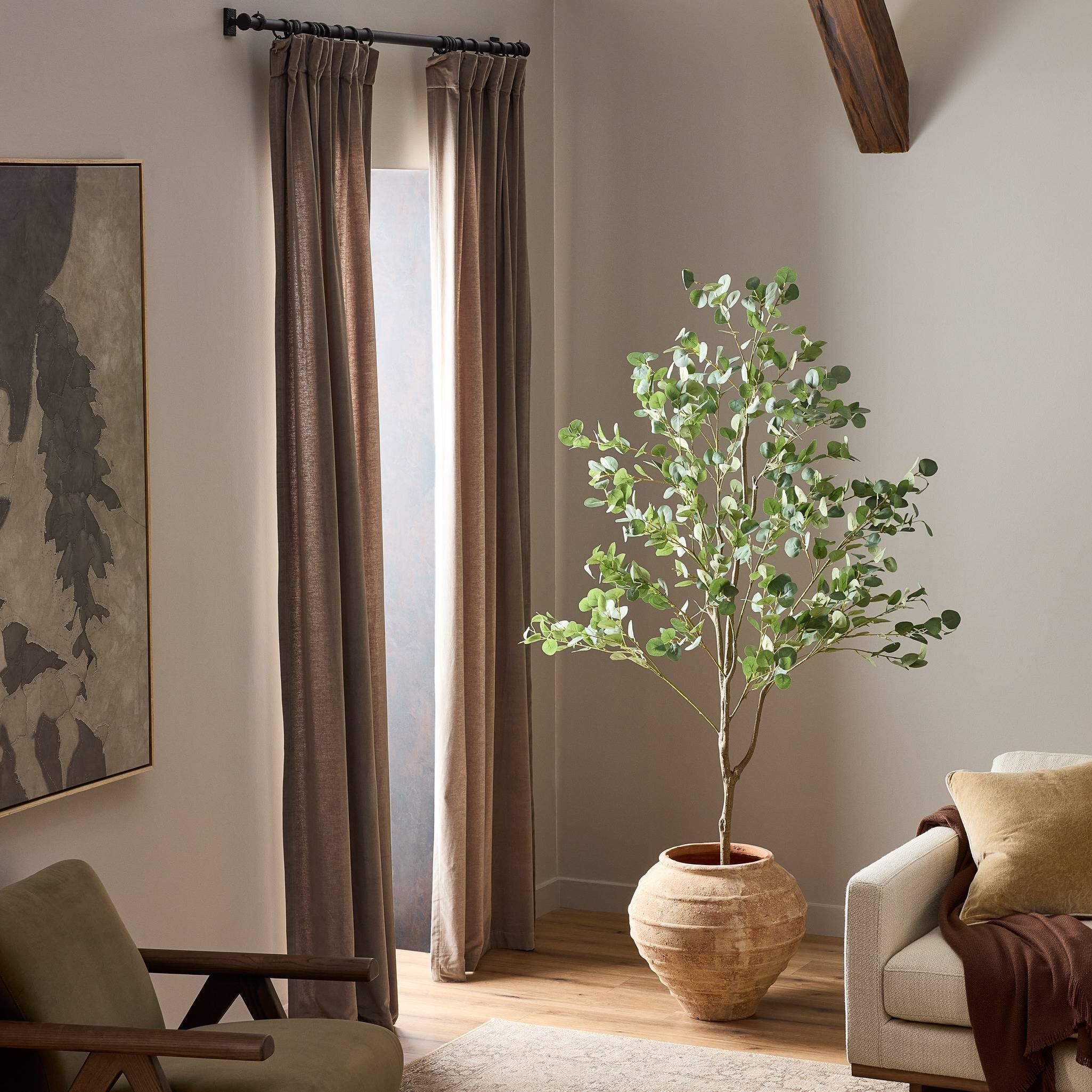 Faux Eucalyptus Tree