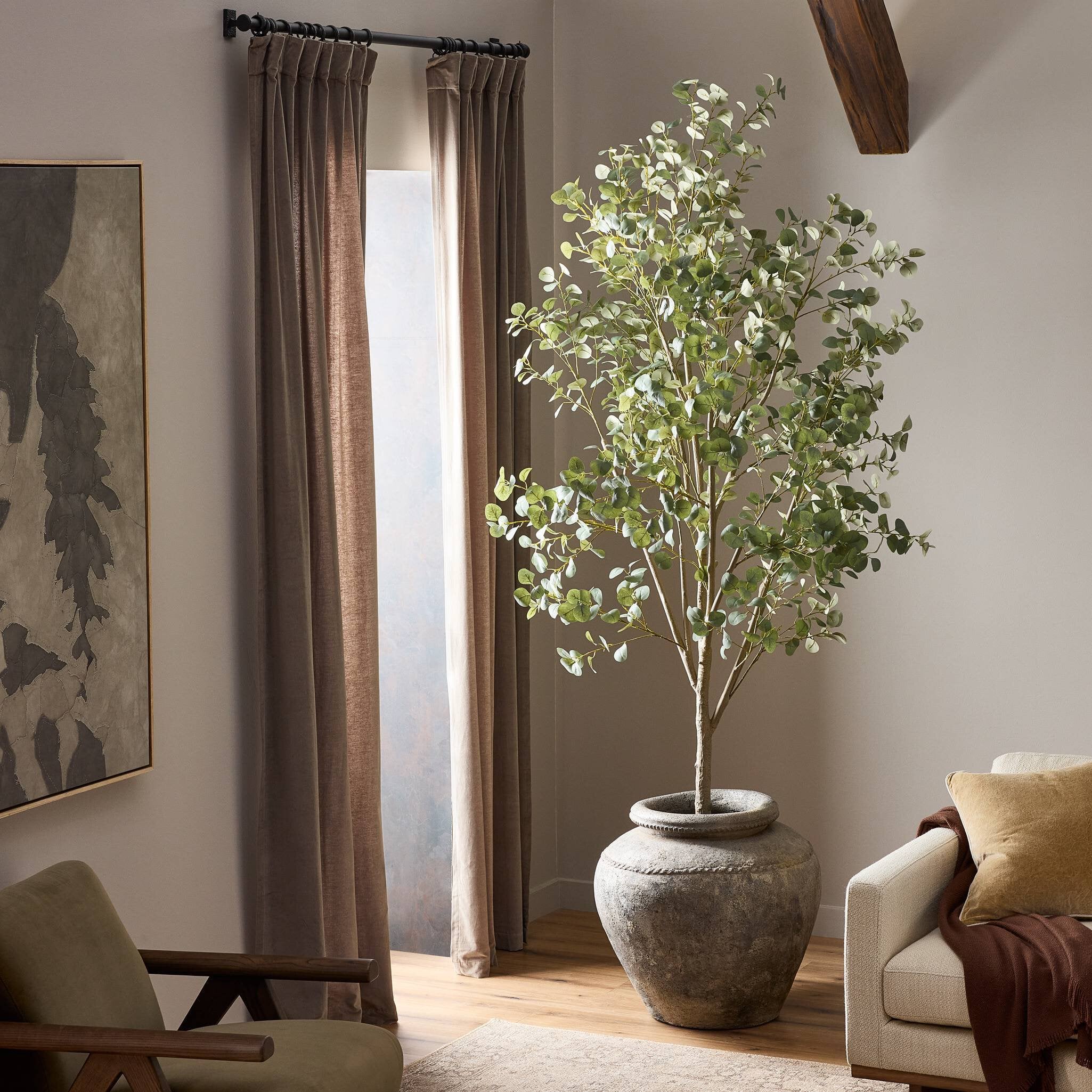 Faux Eucalyptus Tree