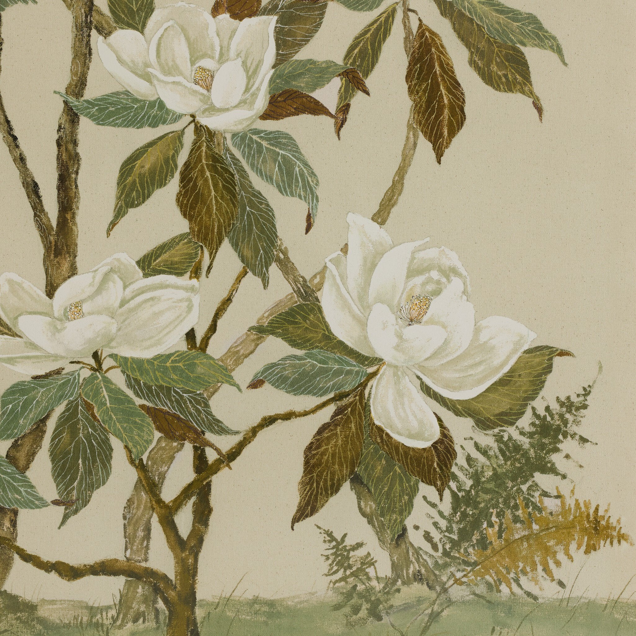Tan Chinoiserie