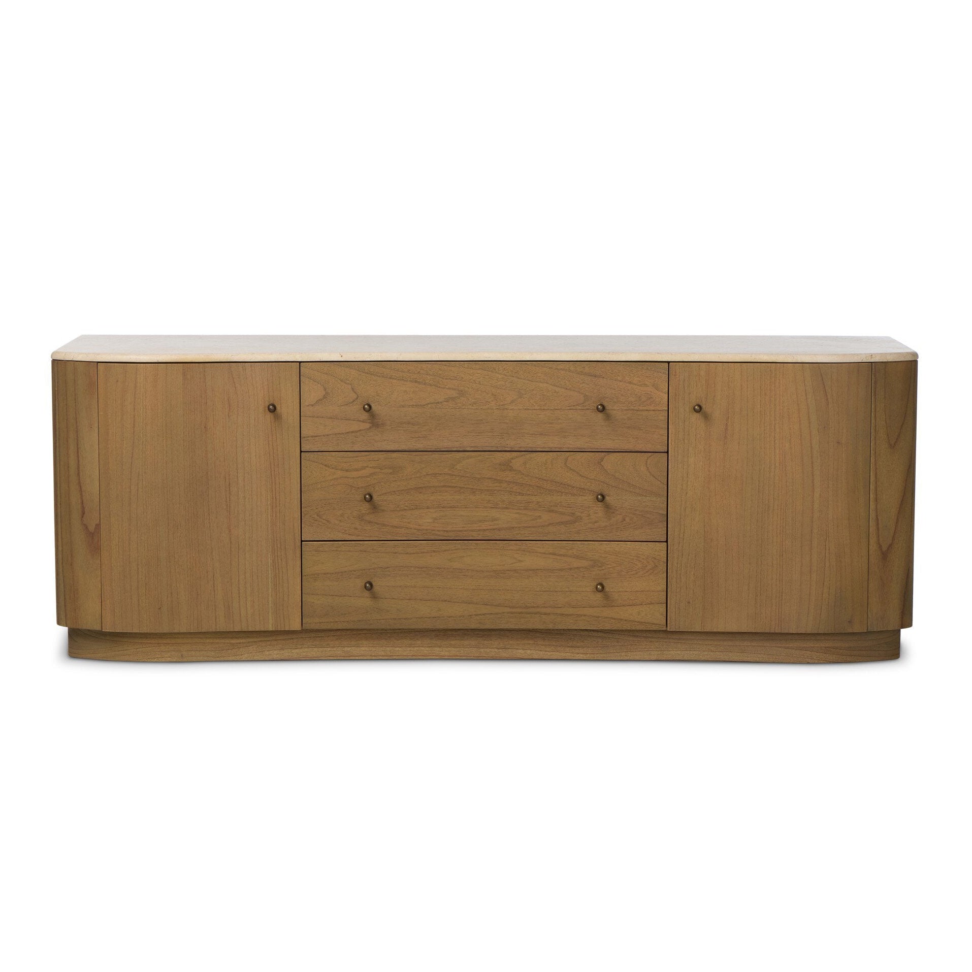 Caprice Media Console-Consoles + Sideboards-StyleMeGHD