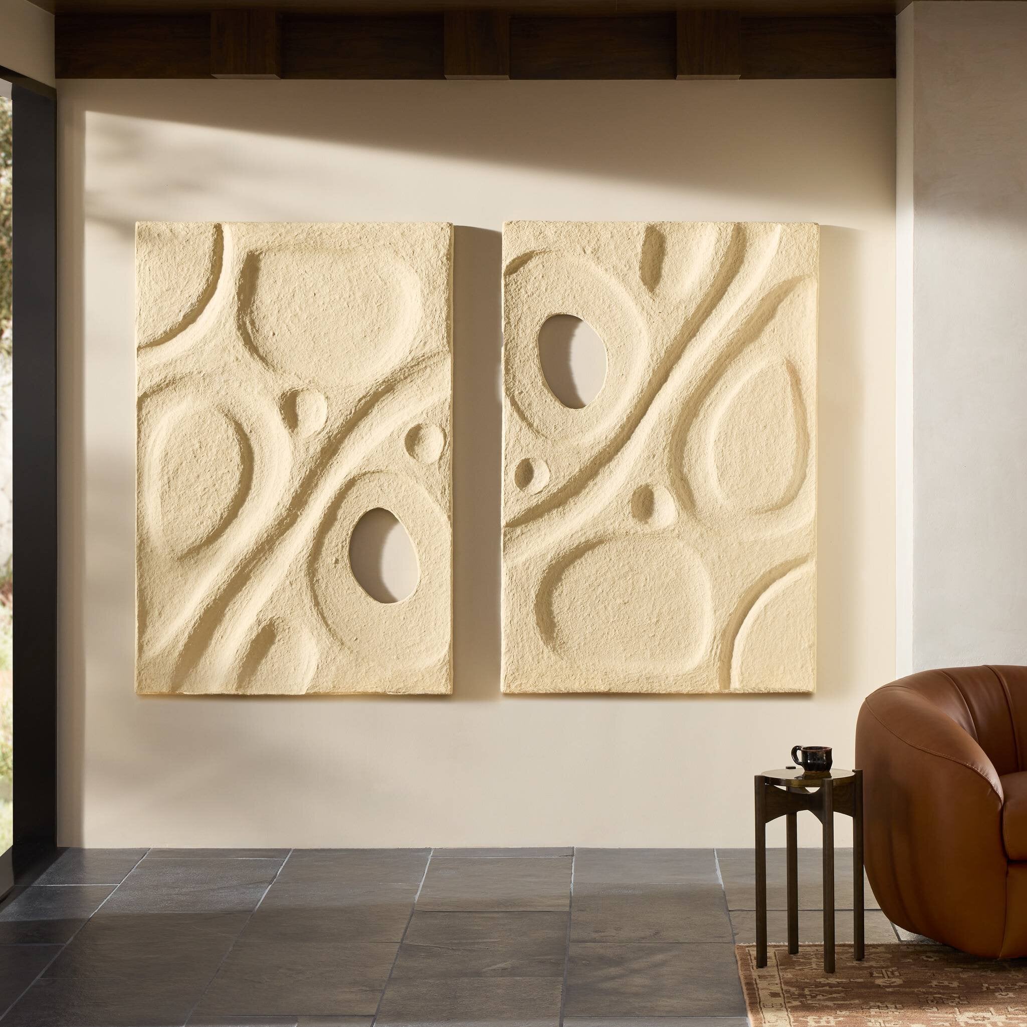 Organic Relief Sculpture Set