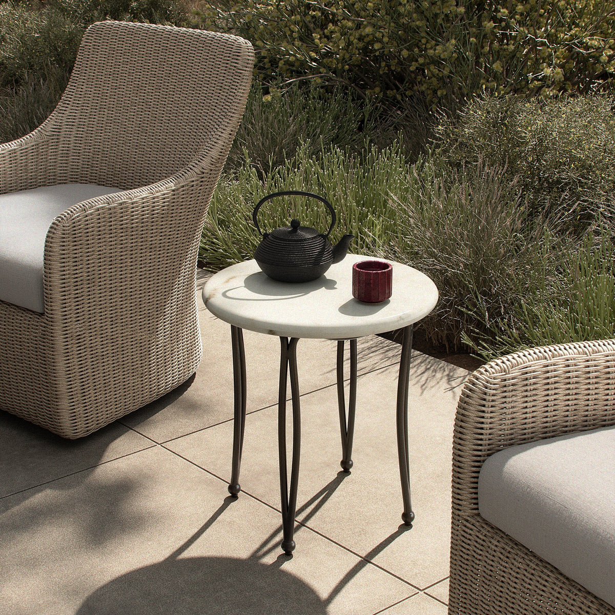 Natasha Outdoor End Table - StyleMeGHD - Outdoor Occasional Tables