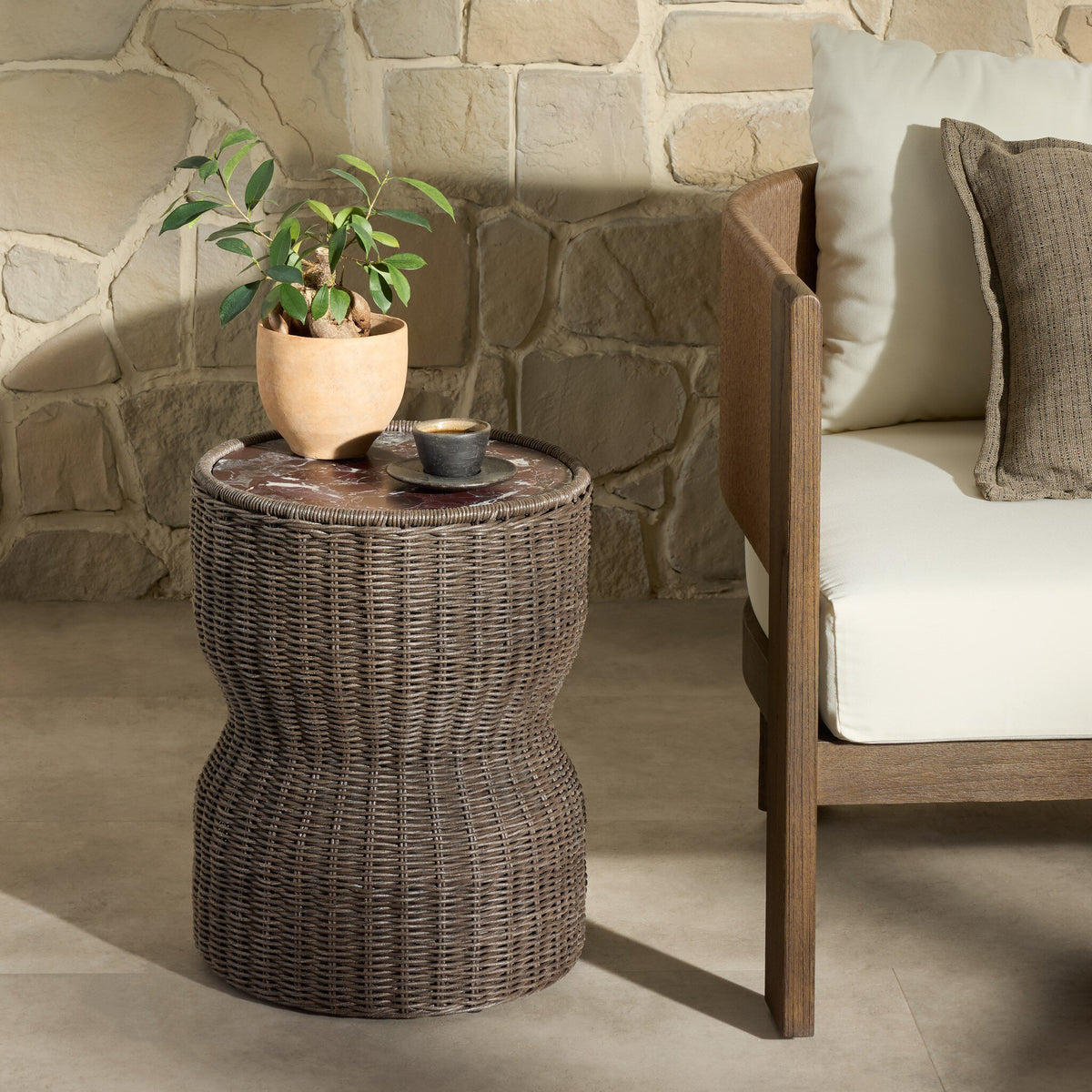 Belford Outdoor End Table