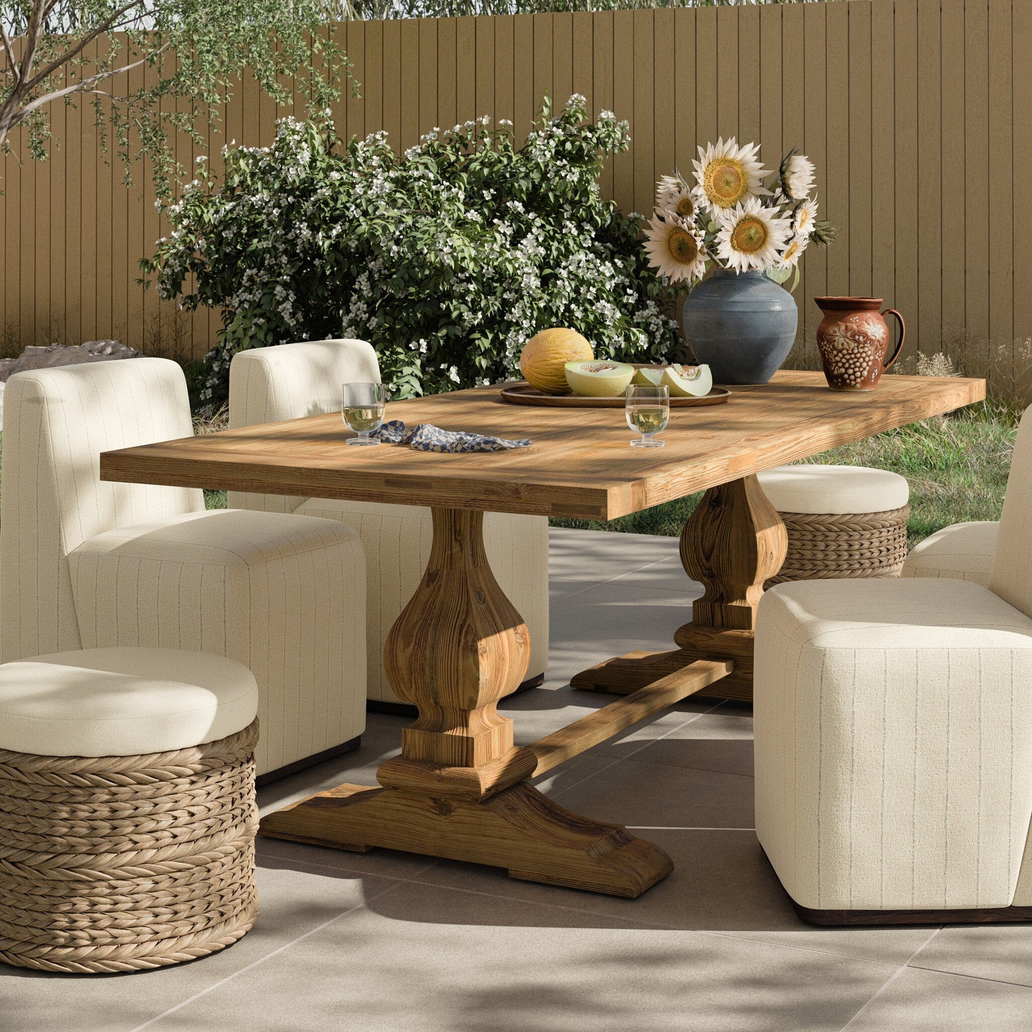Blythe Outdoor Dining Table - StyleMeGHD - Outdoor Dining Tables