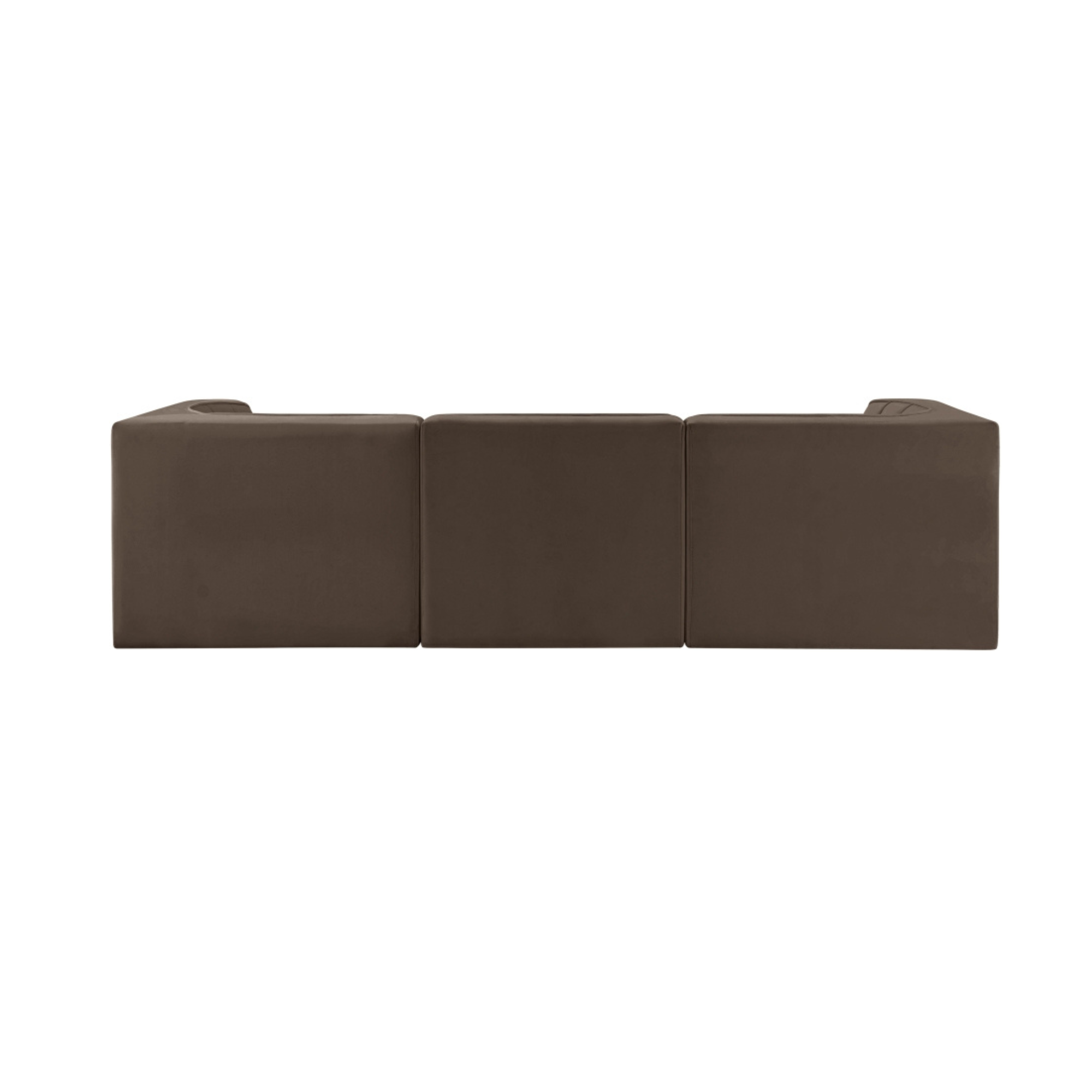 Rumina Velvet 3pc Modular Sofa