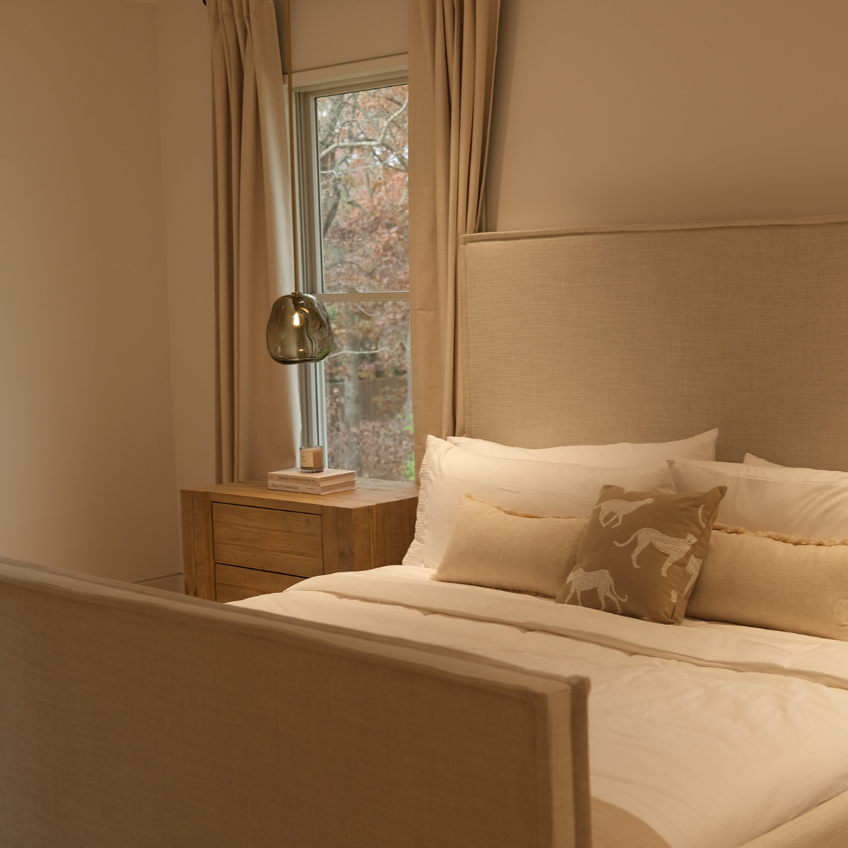 Sawyer Upholstered Bed-Beds + Headboards-StyleMeGHD