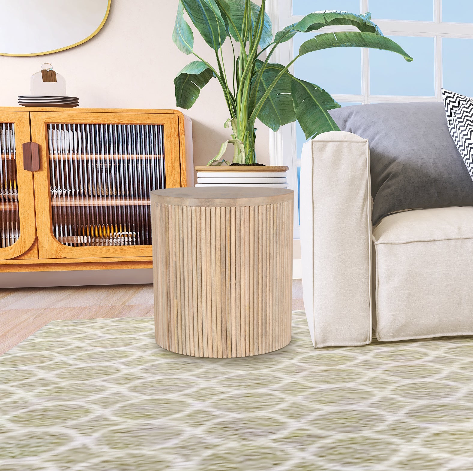 Oaklyn Oak Side Table