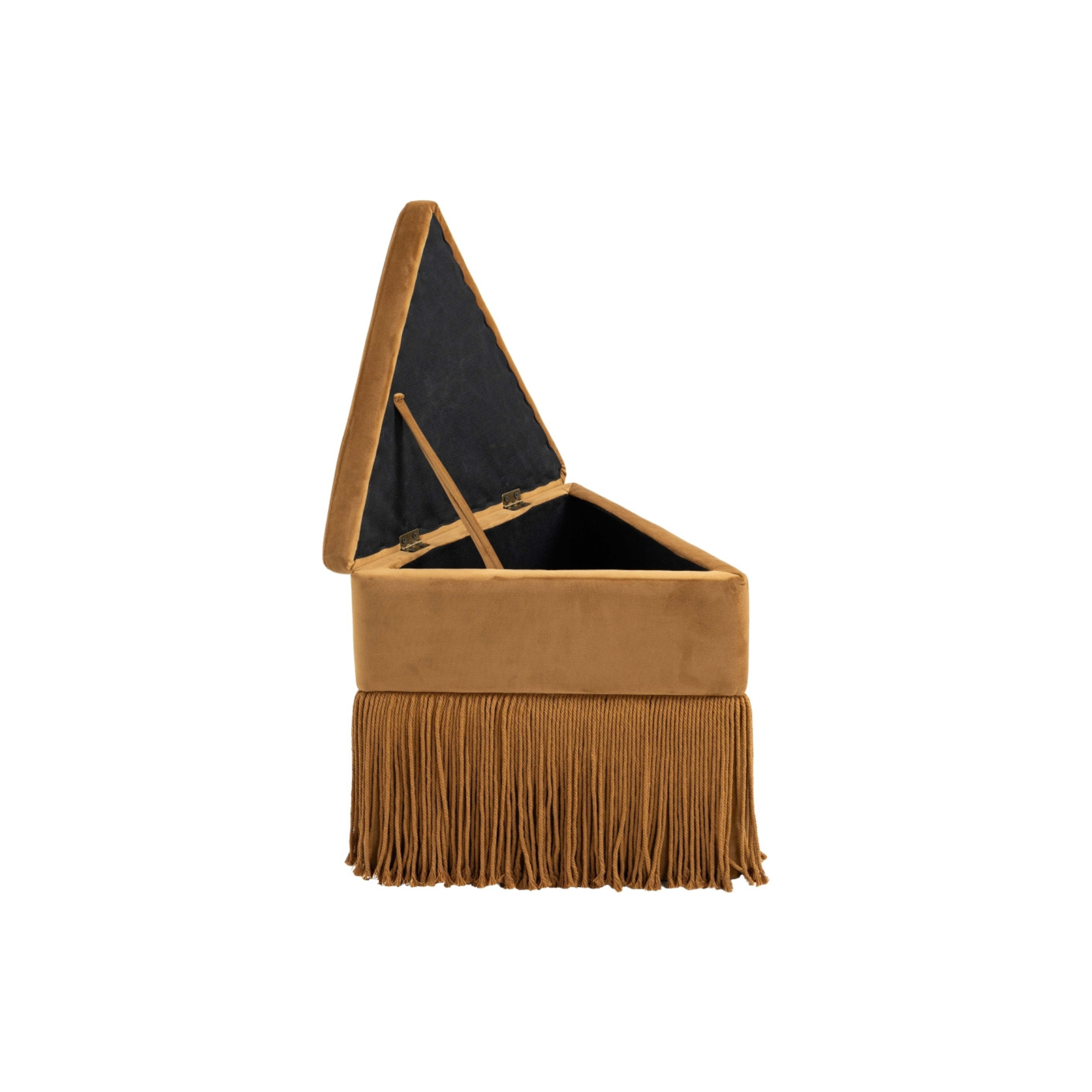 Tivora Fringe Ottoman