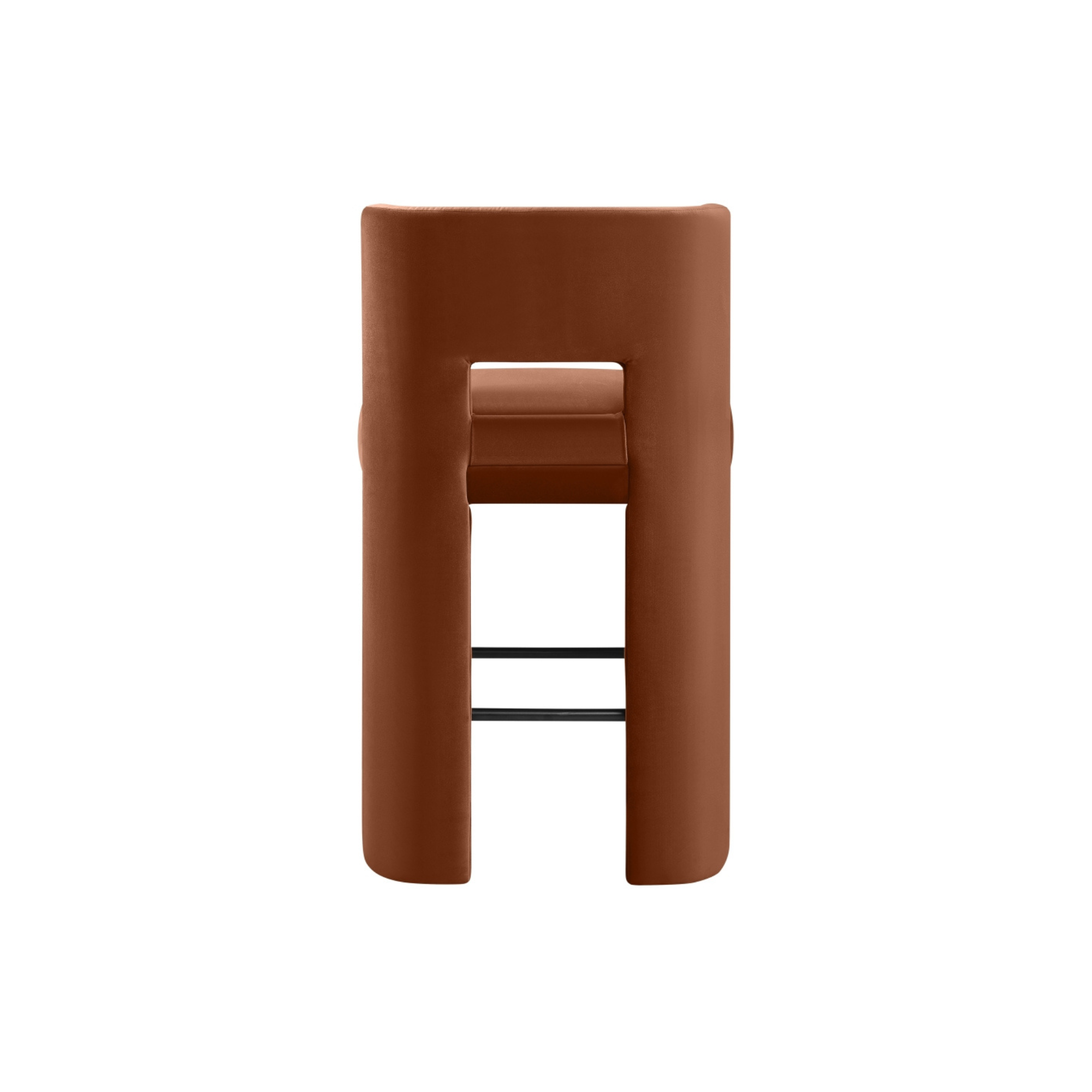 Zylo Velvet Bar Stool, Set of 2