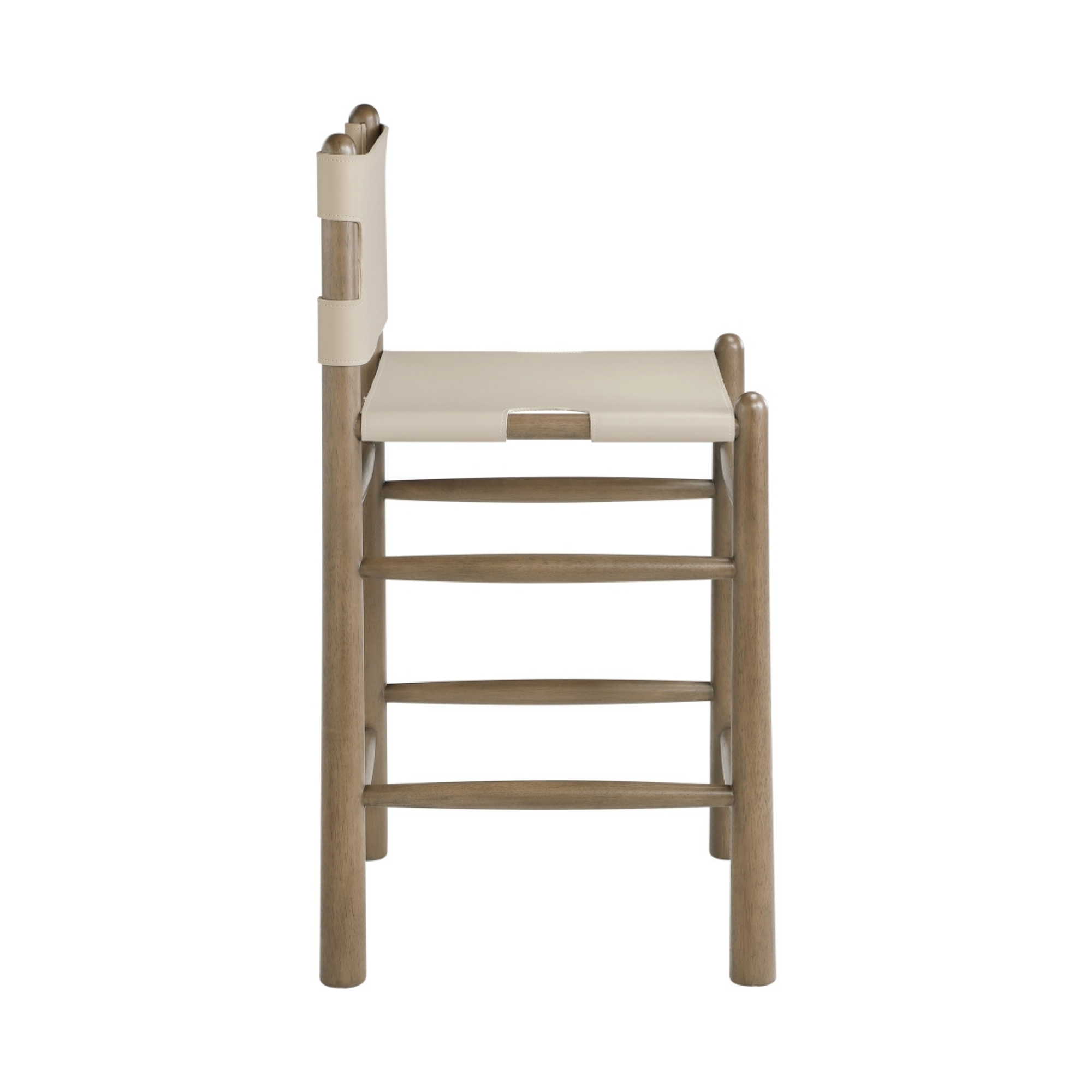 Alma Leather Counter Stool-Bar + Counter Stools-StyleMeGHD