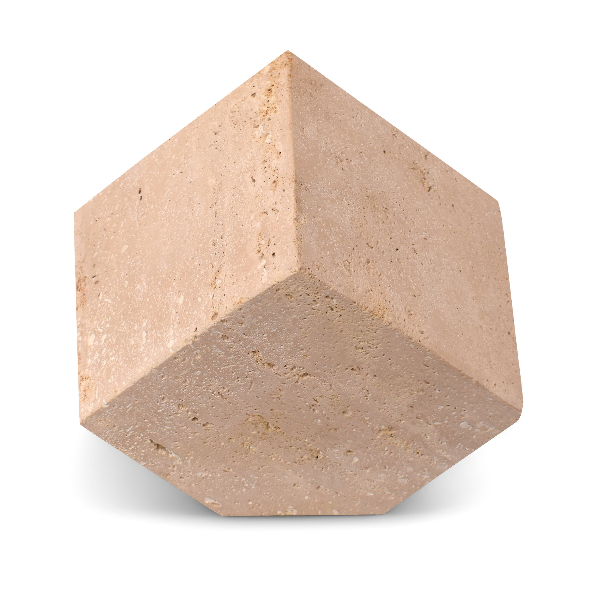 Bronn Travertine Cube